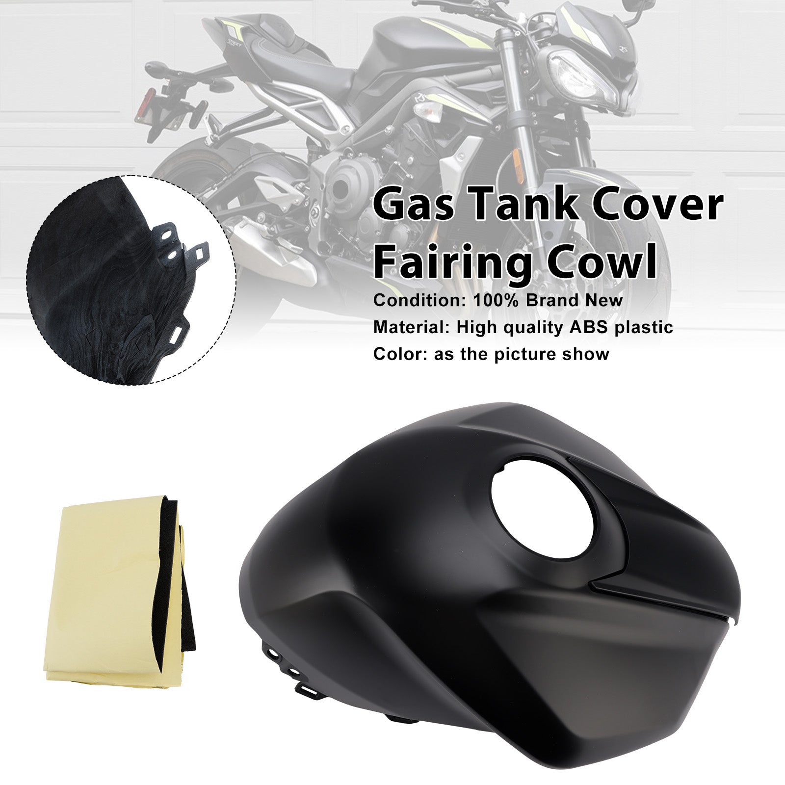 Cache de réservoir d'essence et garniture de carénage pour Street Triple 765 R/RS 2023-2025