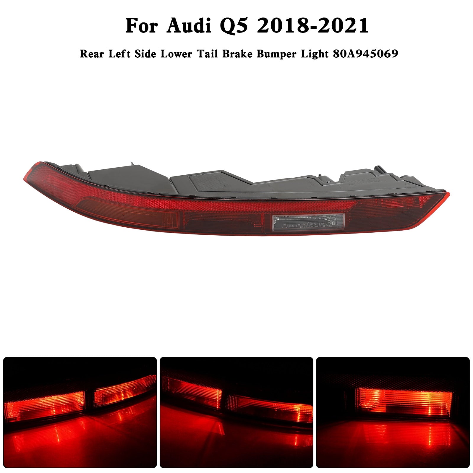 Audi Q5 2018-2021 Lampka tylnego lewego hamulca tylnego 80A945069