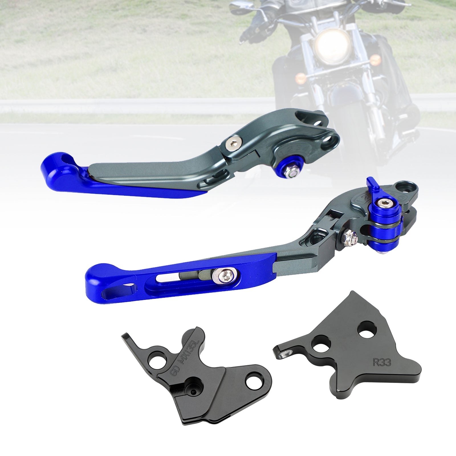 Leva del freno frizione regolabile per Yamaha YBR125 2005-2014