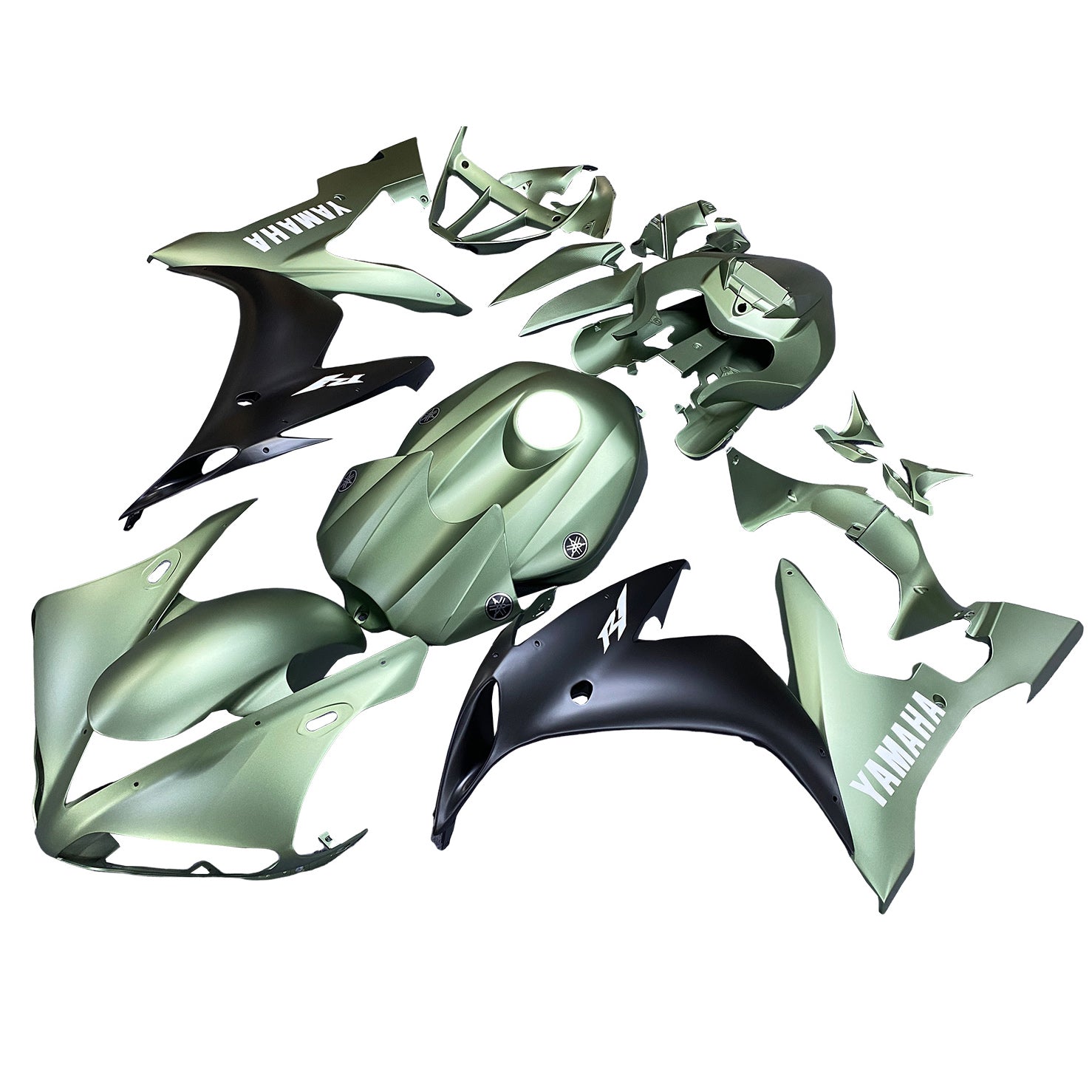 Wtryskowe Zestaw owiewki nadwozie Plastikowe ABS DOSIDY DO YAMAHA YZF 1000 R1 2004-2006