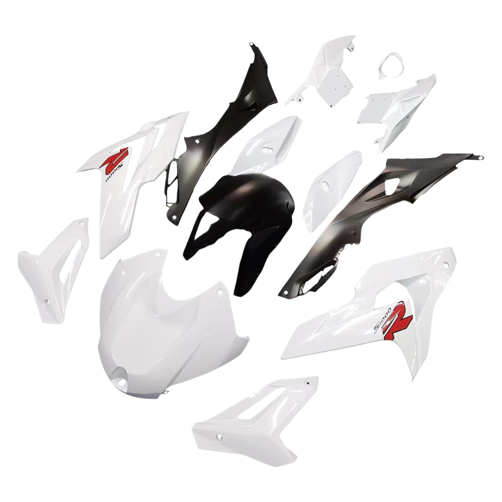 Amotopart BMW S1000R 2015-2017 Kit de carenado de carrocería de plástico ABS
