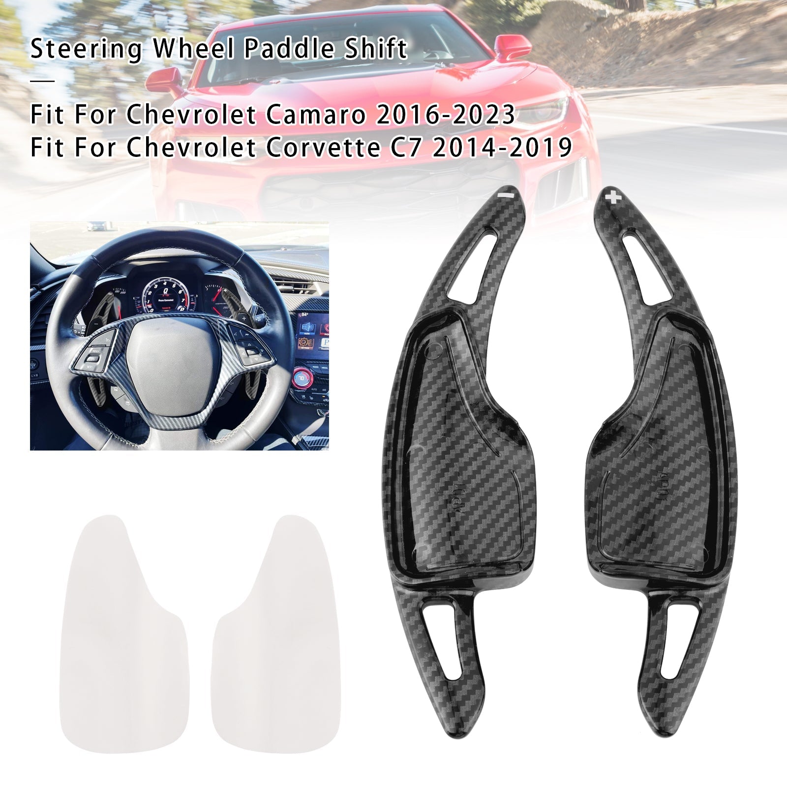 Paletas de cambio de velocidad Conducción para Chevrolet C7 Corvette Camaro 2014-2023