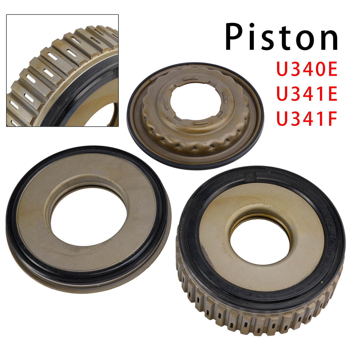 Kit de pistons de transmission automatique 3 pièces pour Toyota Avensis, Wish, traction avant, moteur 4 cylindres 1,8 L (2003-2009) U340E, U341E, U341F