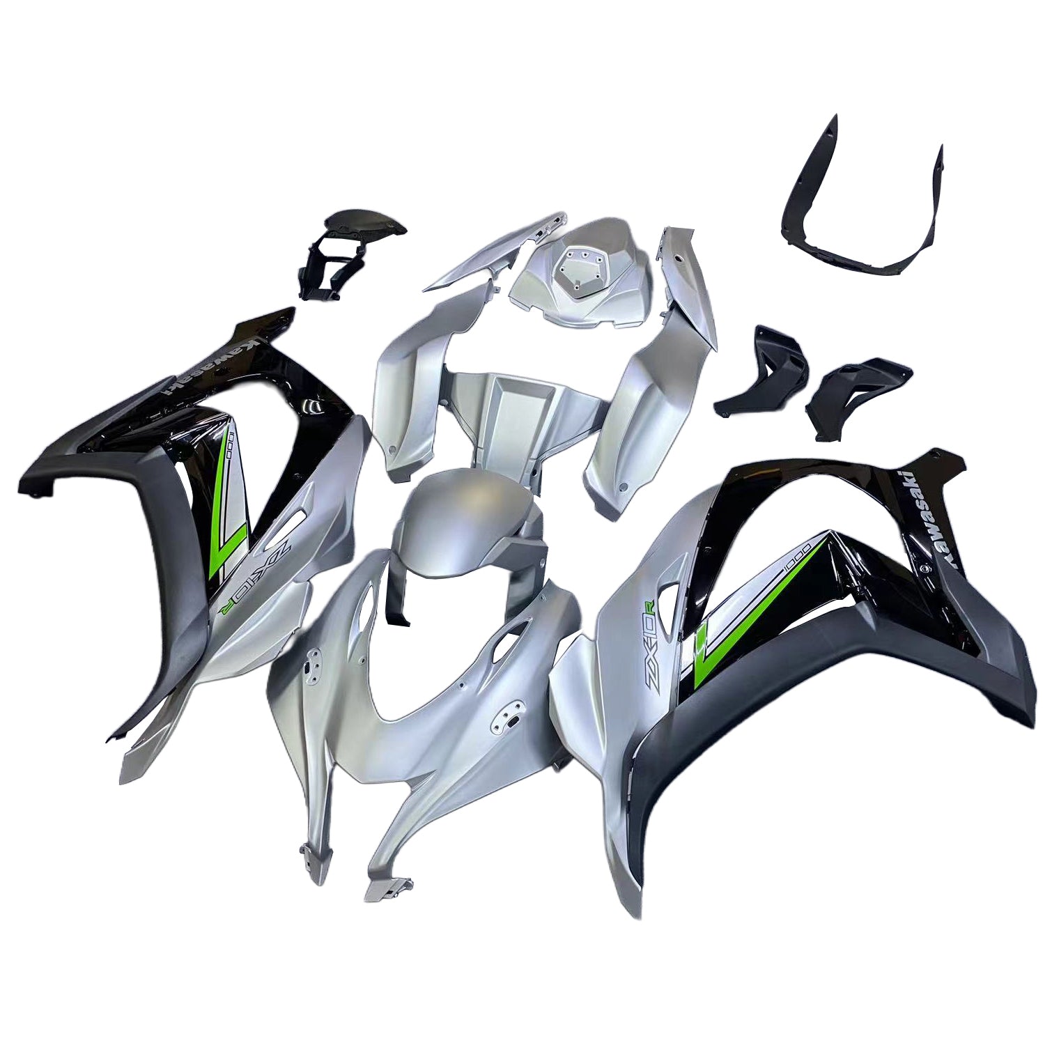 Injection Fairing Kit Bodywork Plastic ABS fit For Kawasaki ZX10R 2016-2020