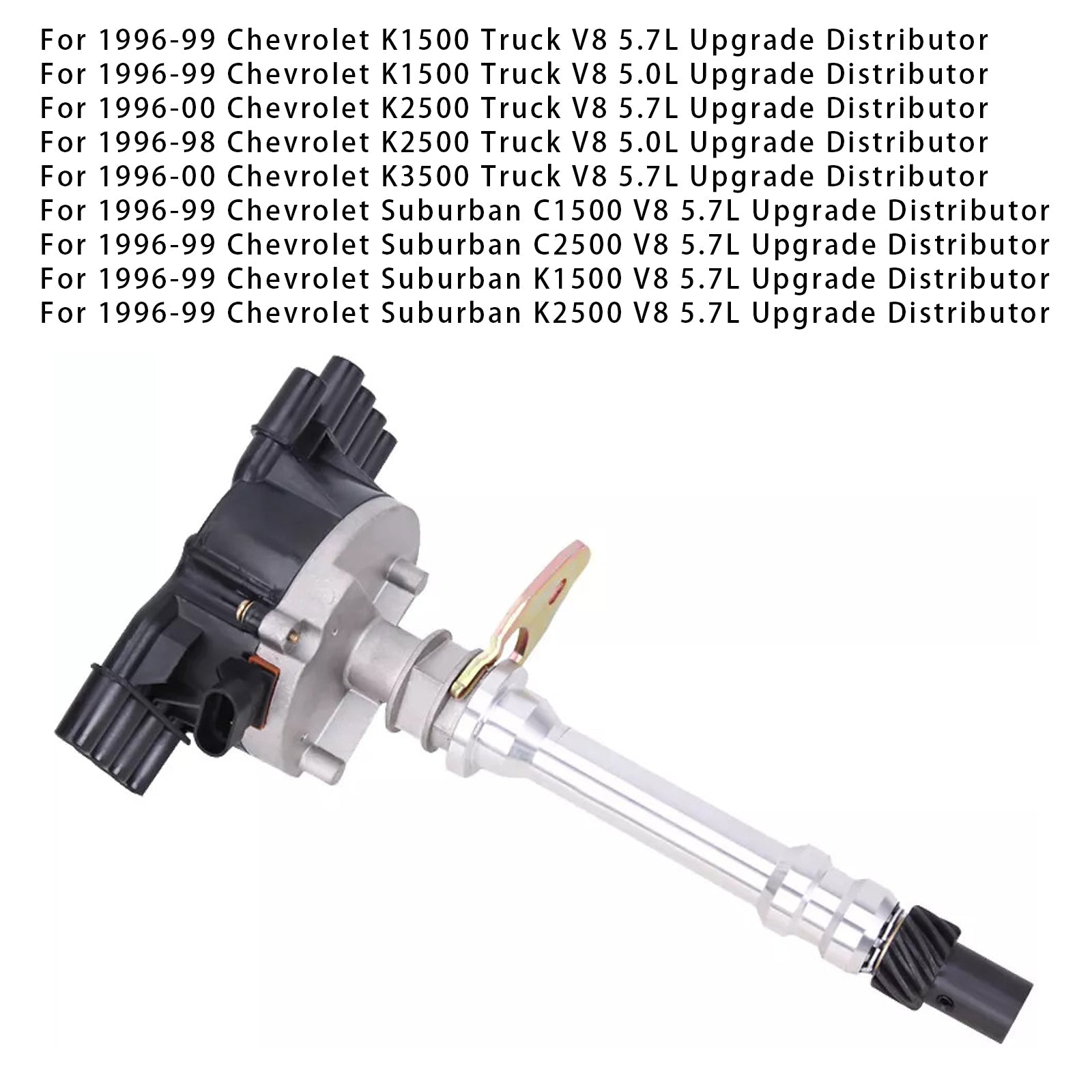 Distributeur d'allumage de mise à niveau pour camion Chevrolet K2500 V8 5,0 L 1996-1998 12570425
