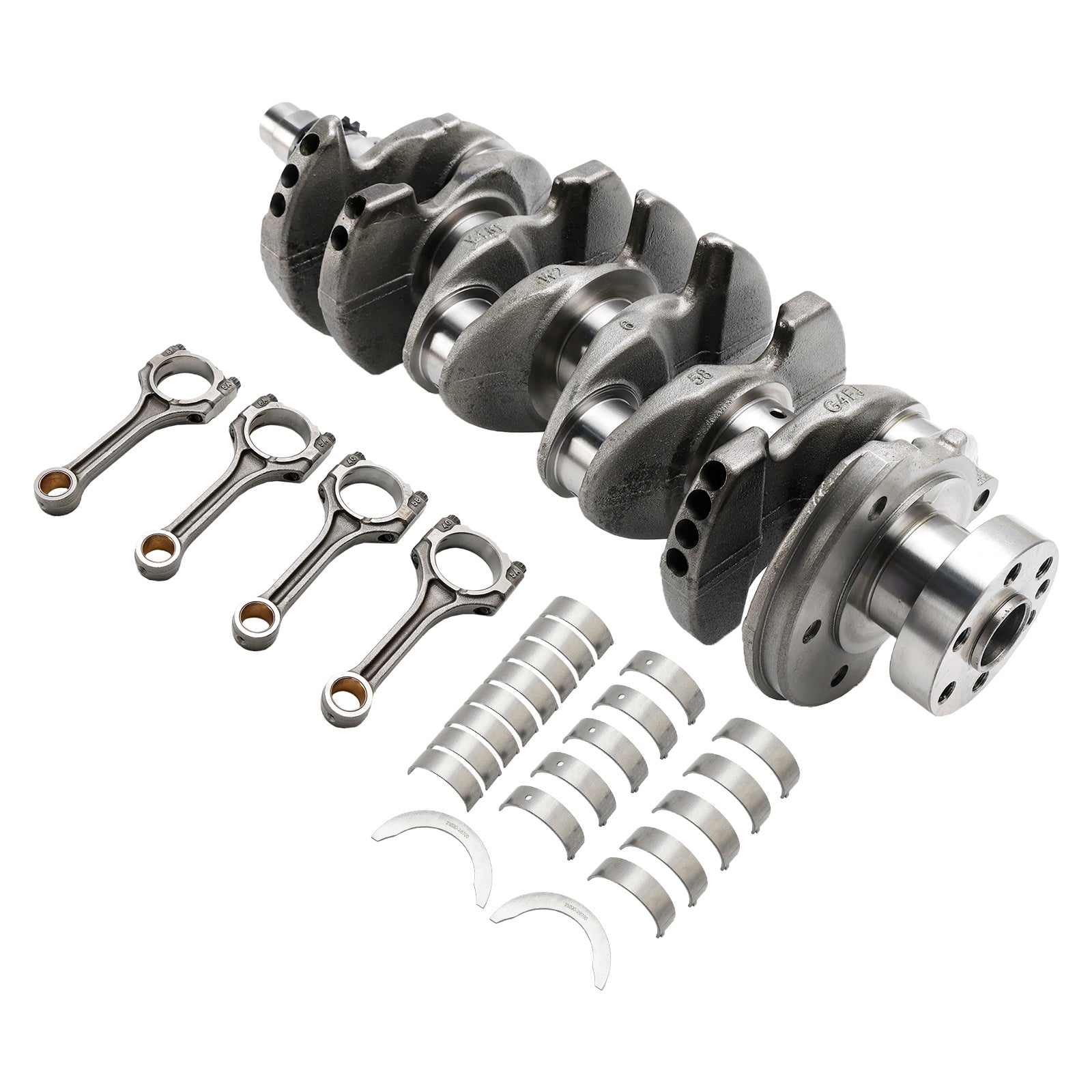 Crankshaft, Bielles in Rounds Hyundai Veloster (FS) G4FJ 1,6 L 2012-2018 23510-2B700