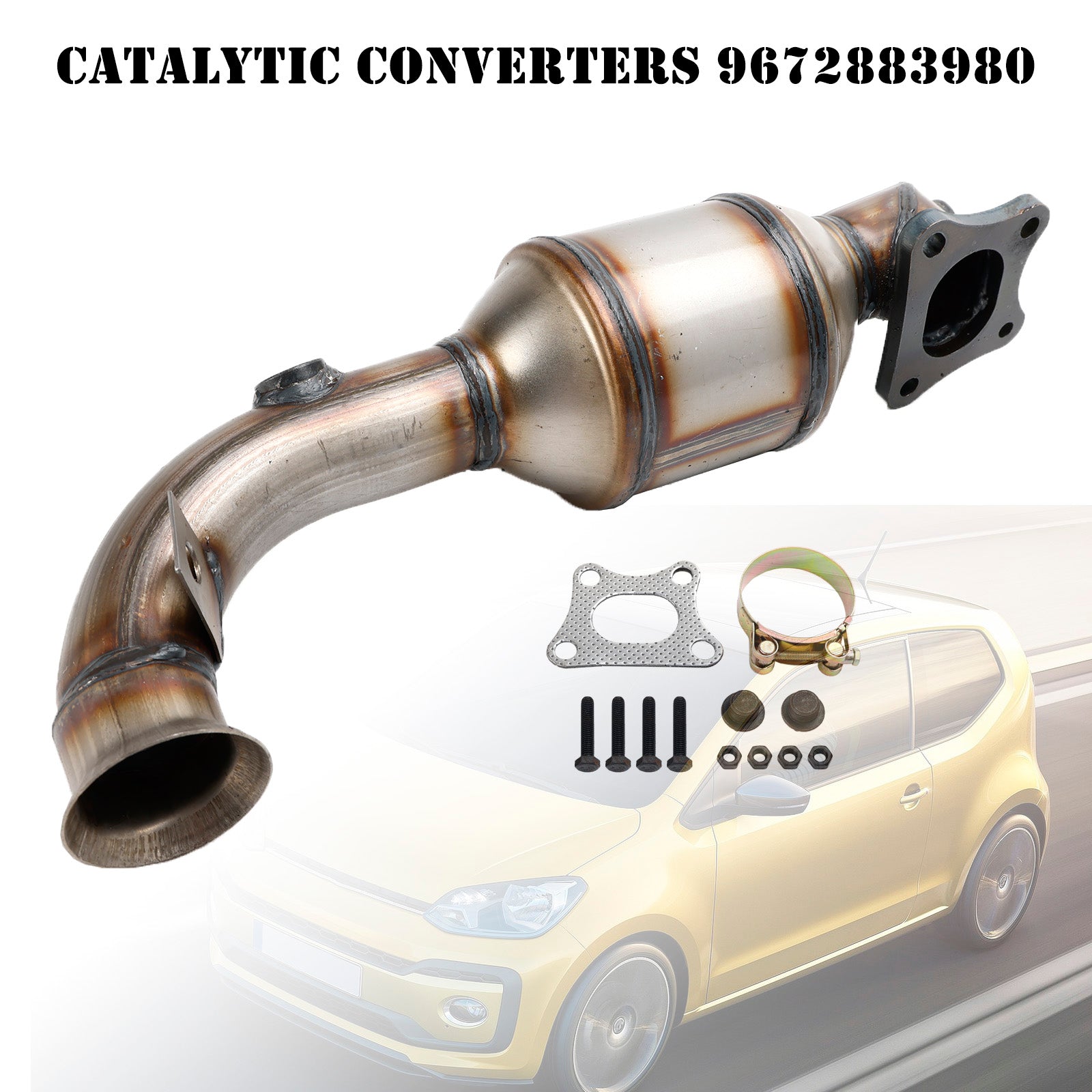 Catalizzatore Citroën C-Elysée, C1 II, C3 II, C3 III, C4 Cactus, DS3, DS3 Cabriolet 9822117480