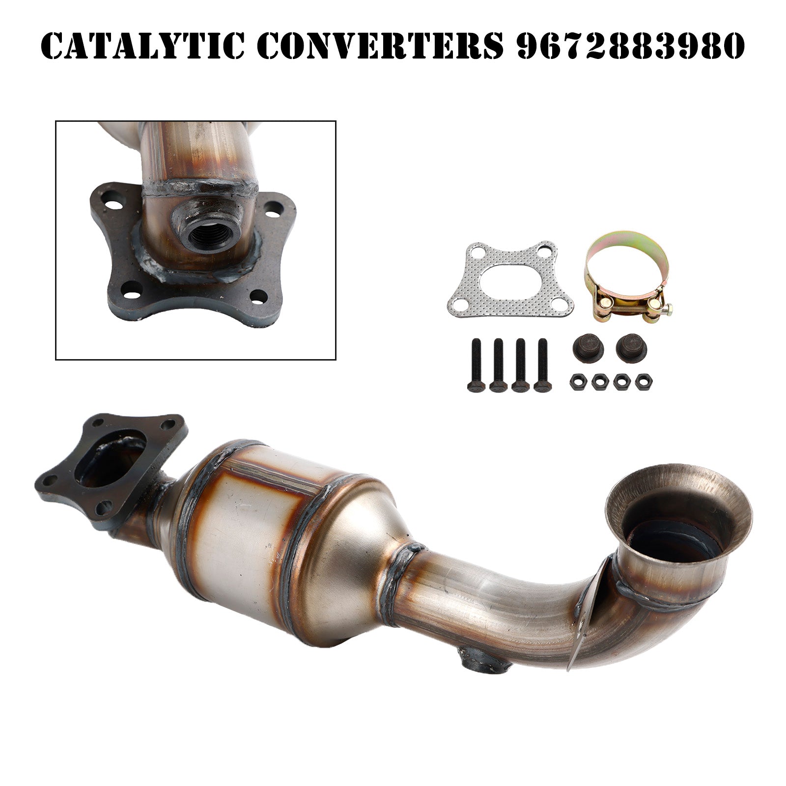 Catalizzatore Citroën C-Elysée, C1 II, C3 II, C3 III, C4 Cactus, DS3, DS3 Cabriolet 9822117480