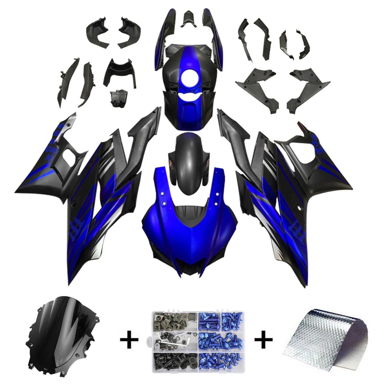 Yamaha YZF-R3 R25 2022-2023 komplet za vbrizgavanje, plastična karoserija