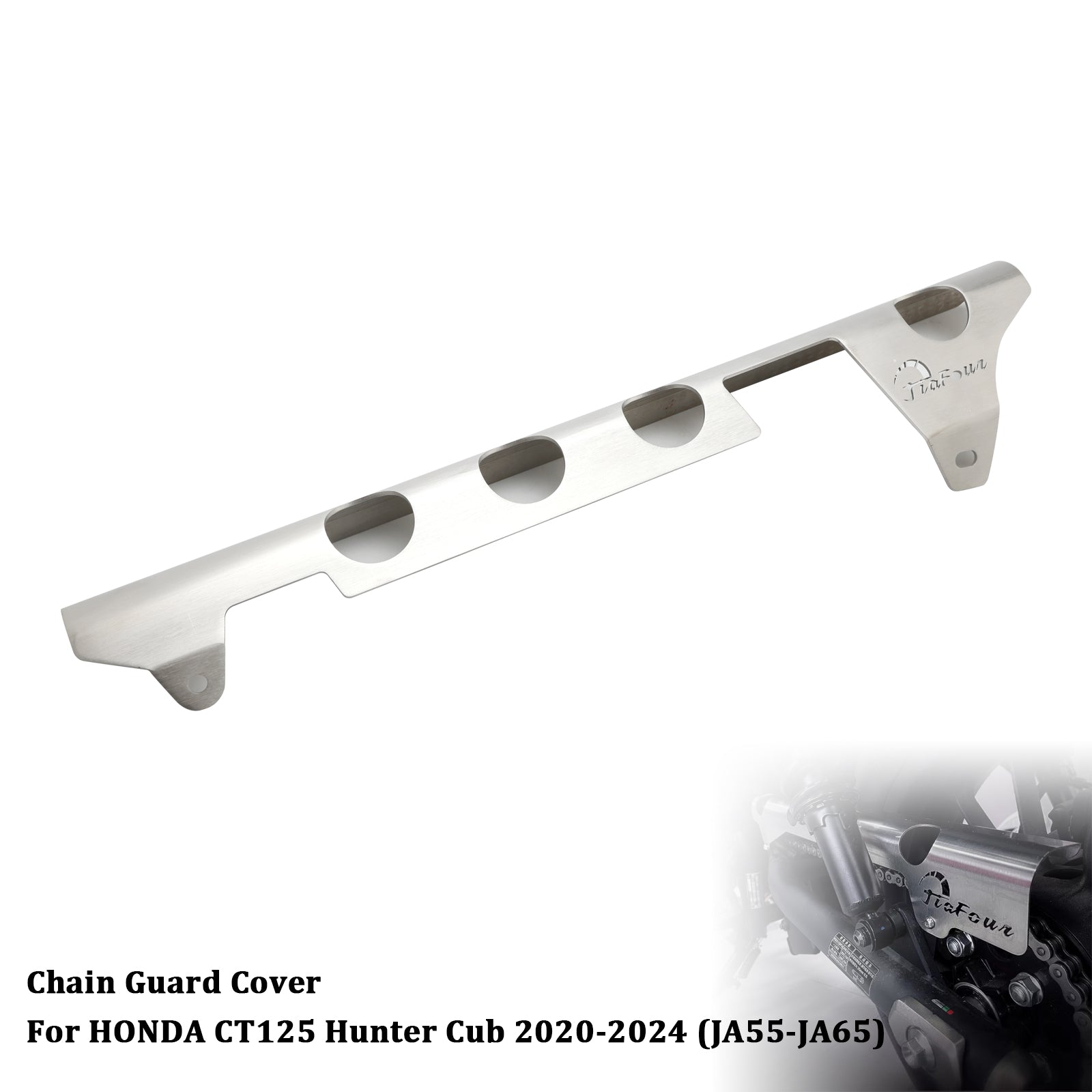 Cubierta de protección de la cadena de Pignon para Honda CT125 Trail 125 JA55 JA65 2020-2024