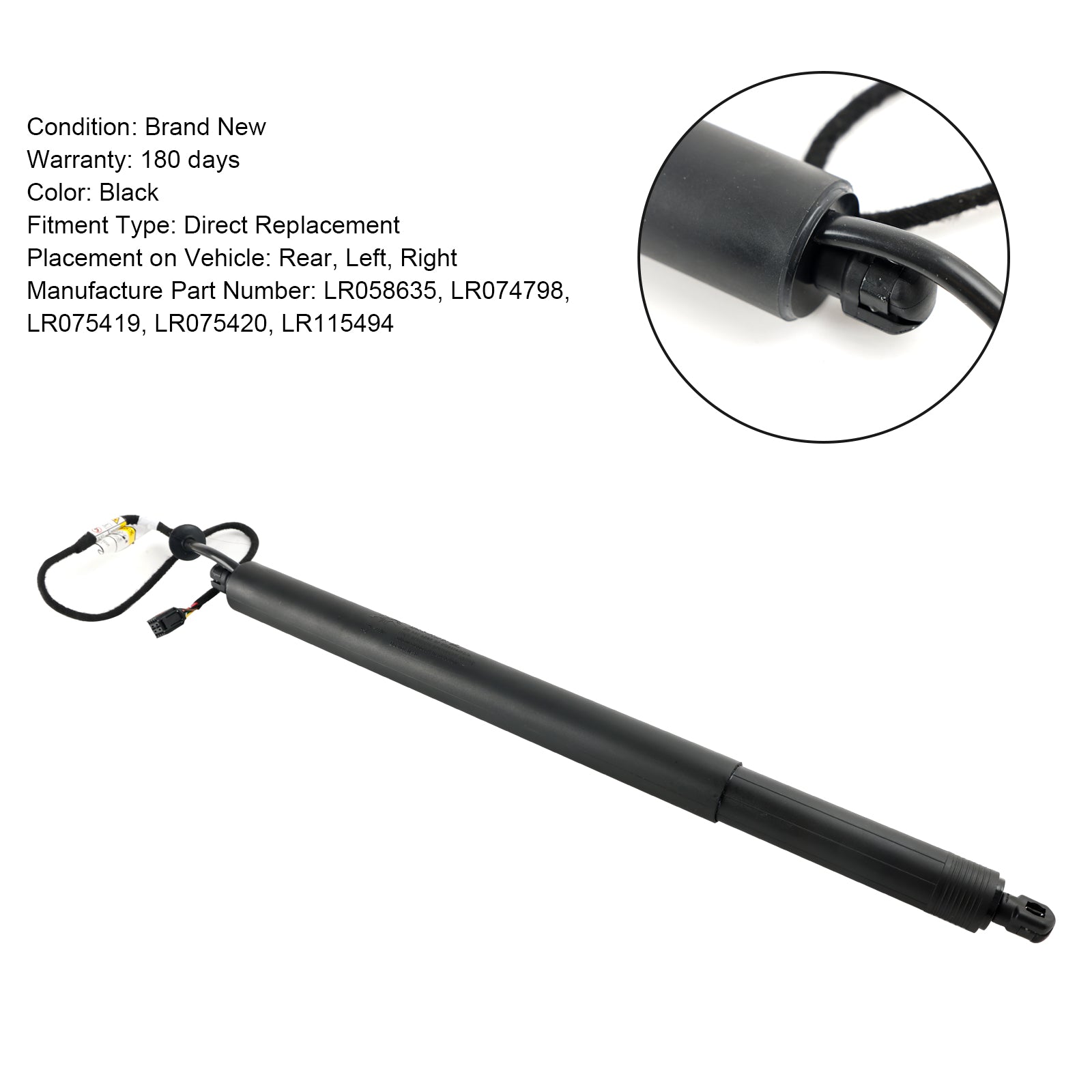 Rear Boot Lid Gas Spring Strut LR075419 Pour Land Rover Discovery Sport L550 LC