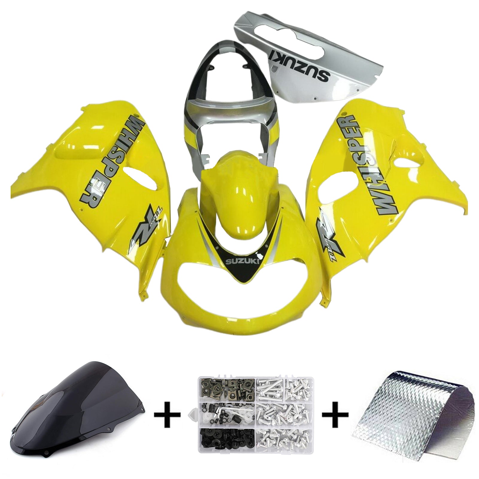 Injectie kuip kit carrosserie plastic buikspieren voor suzuki tl1000r 1998-2003