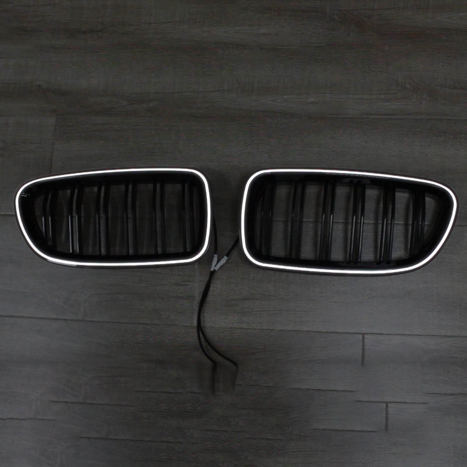 Grille de pare-chocs pour rein BMW Série 5 F10 F11 2010-2016 Noir brillant 51137203649 51137203203