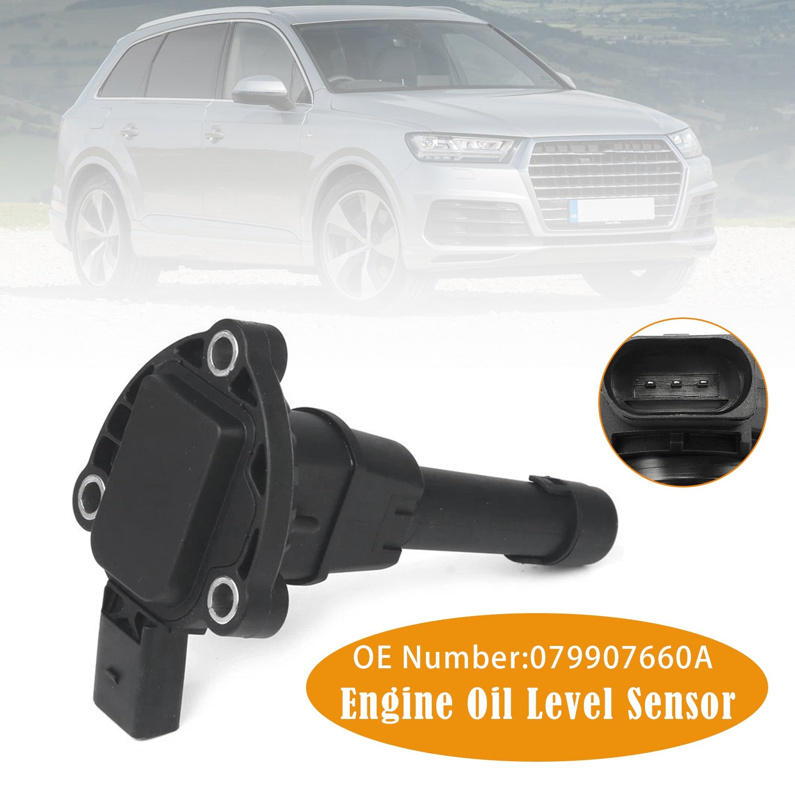 Sensor de nivel de aceite de motor 079907660A para Audi A4 A5 A6 A7 A8 Q5 Q7 3.0 TDI