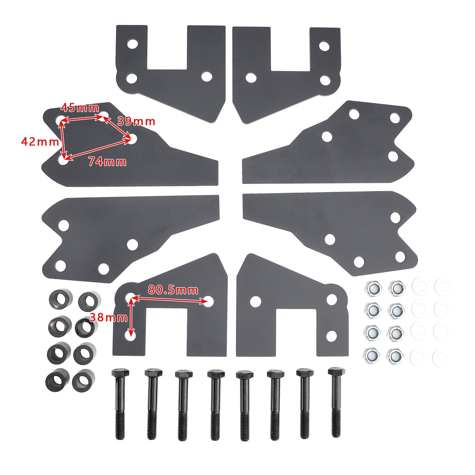 3" voor- en achtervering voor Polaris Ranger 1000 Diesel 2015-2021