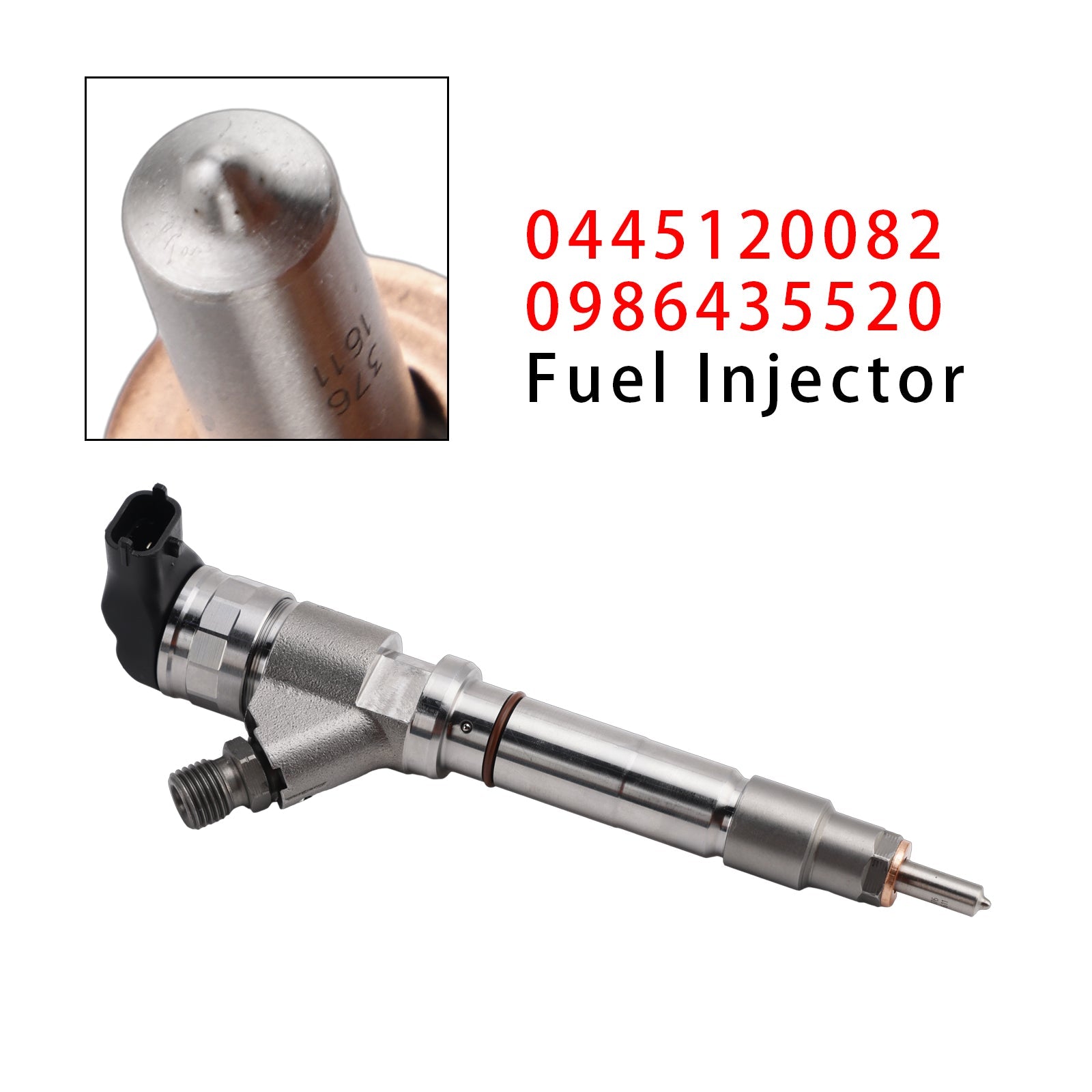 Injecteur de carburant (1 pièce) pour GMC Chevy Sierra 3500 HD 6.6L (2007-2010), référence 0445120082