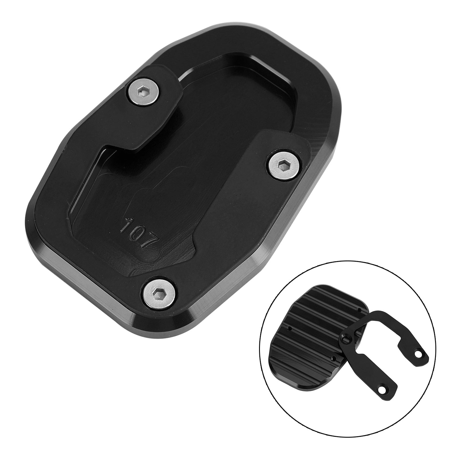 2022-2023 Desert Ducati X ingrandire la piastra della stampella laterale