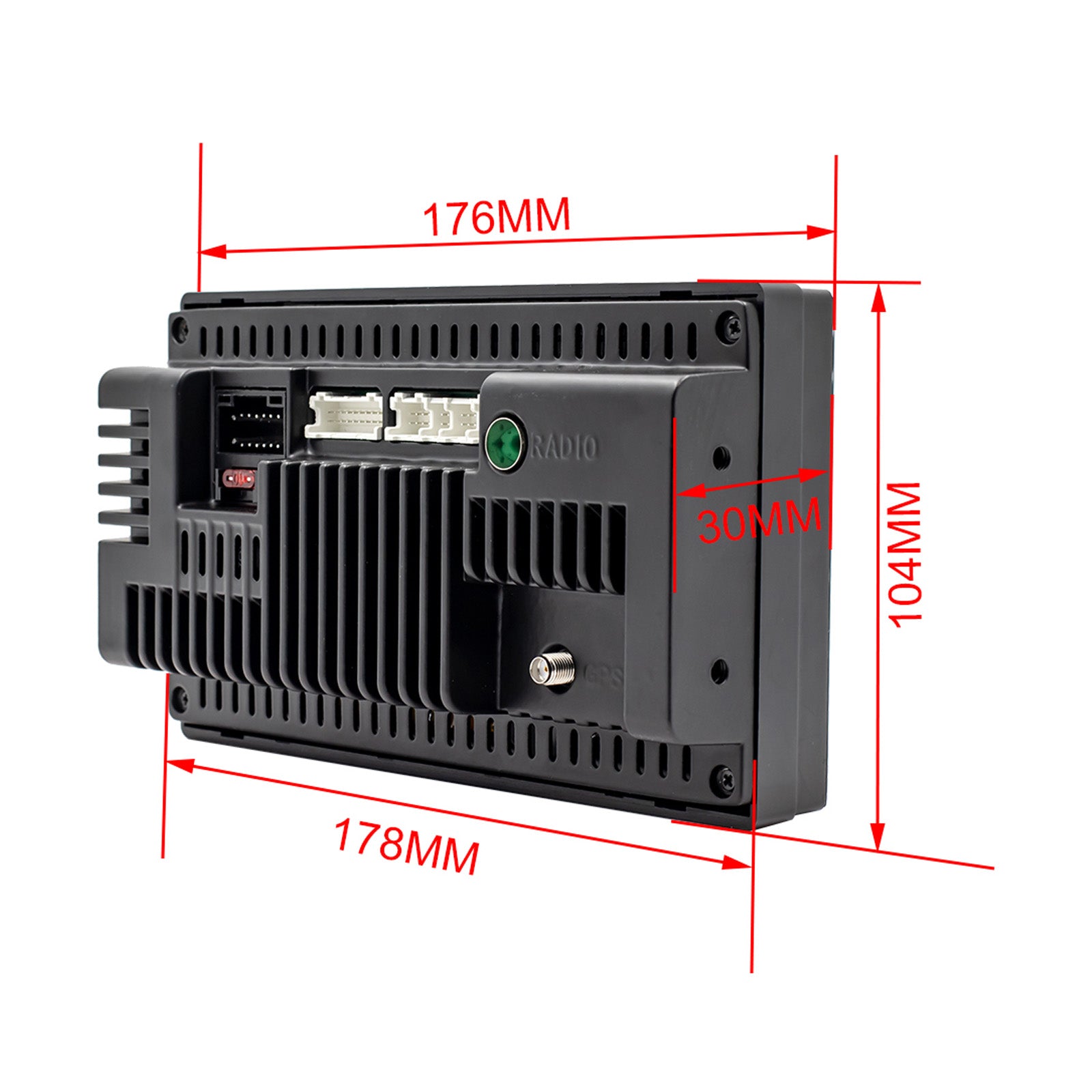 7 Android 10 GPS WiFi Bluetooth Autostereo MP5-soitin Carplay + 4 LED-kamera