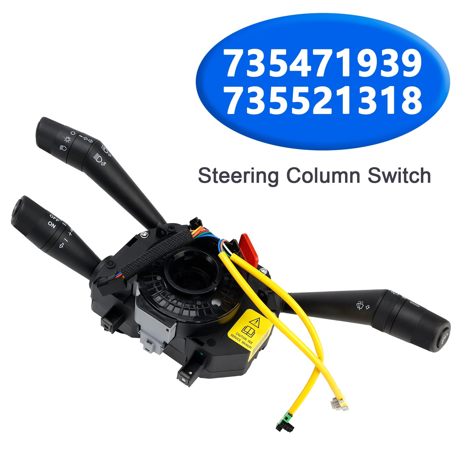 Interrupteur de colonne de direction complet pour Fiat Punto Evo Abarth 735471939 735521318