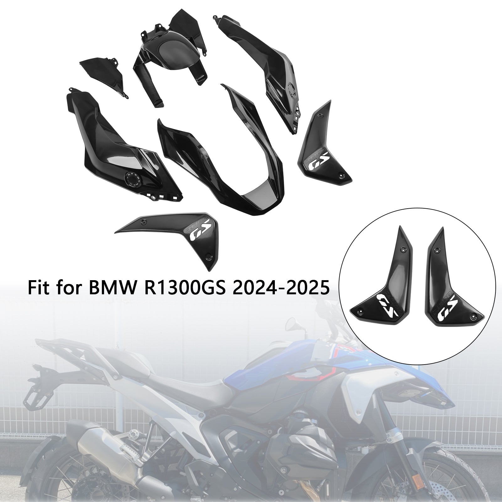 Carénage de carrosserie injecté non peint pour BMW R1300GS 2024-2025