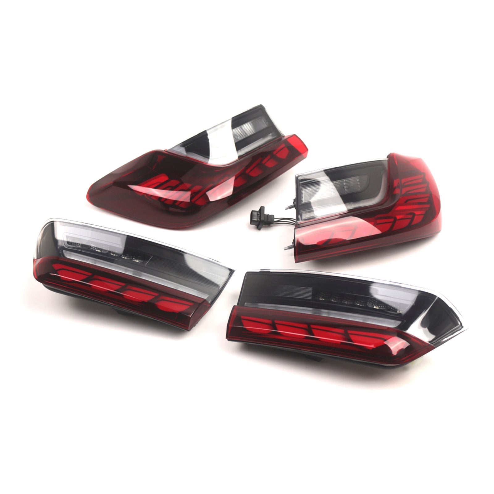 Luci posteriori a LED rosso per BMW 3 G20 G28 G80 M3 2019-2024