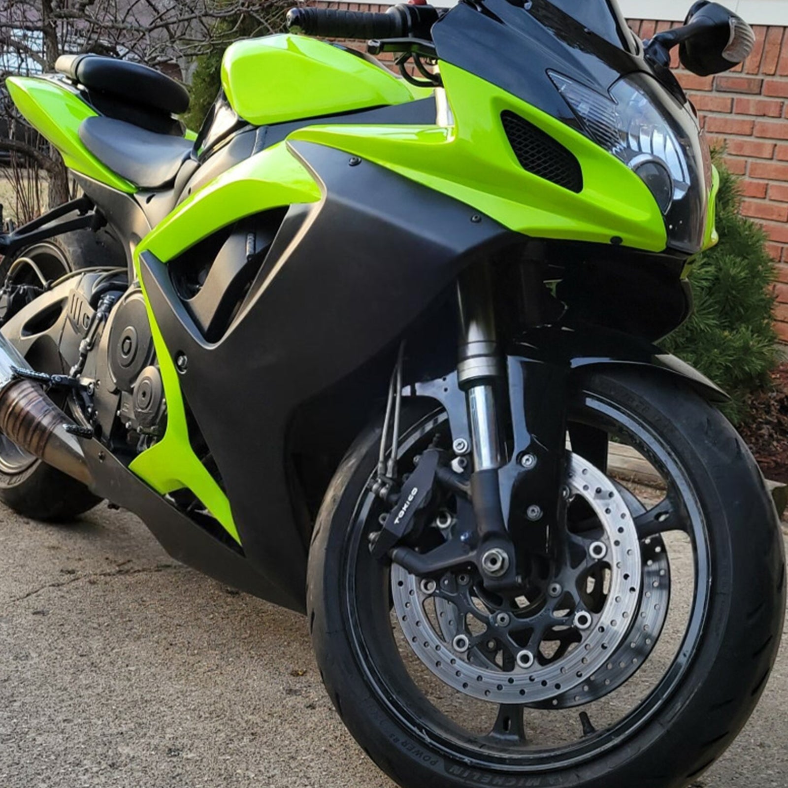 Kit de carénage injecté en plastique ABS pour Suzuki GSXR 600/750 2006-2007 K6