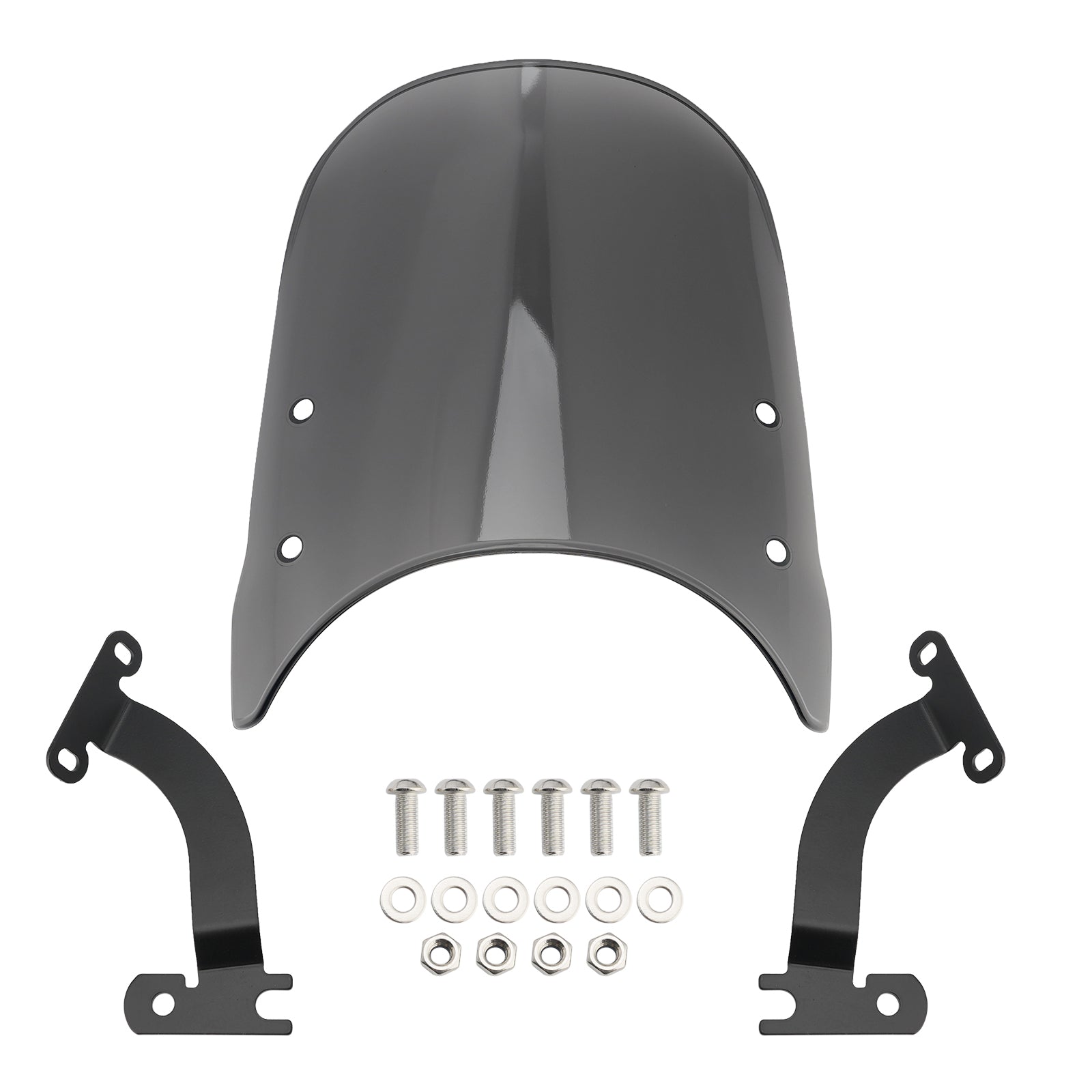 Protecteur Saute-Vent pour KAWASAKI W230 / MEGURO S1 2025-2026 Gris