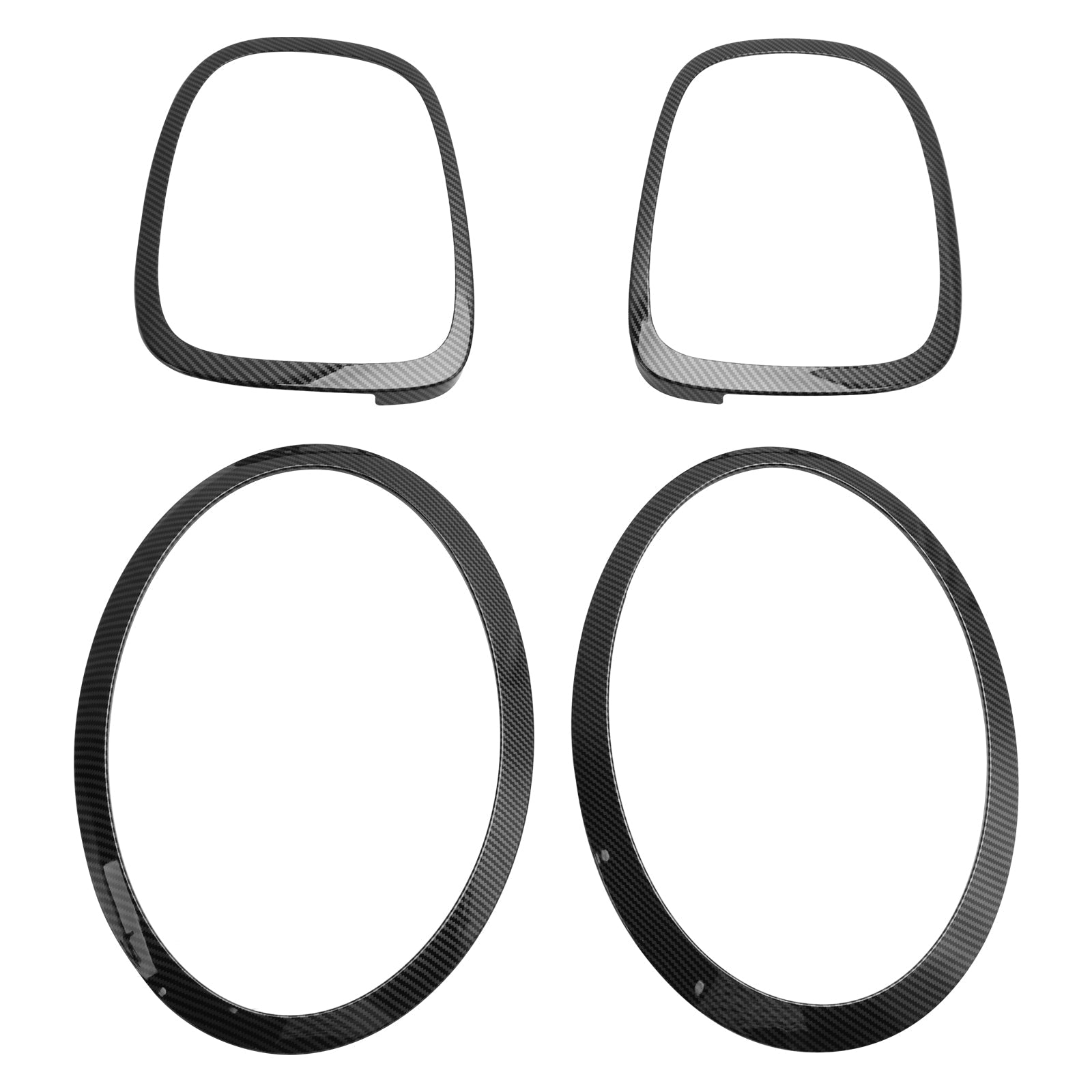 4 Uds. Anillo embellecedor de faro trasero para MINI F55 F56 F57