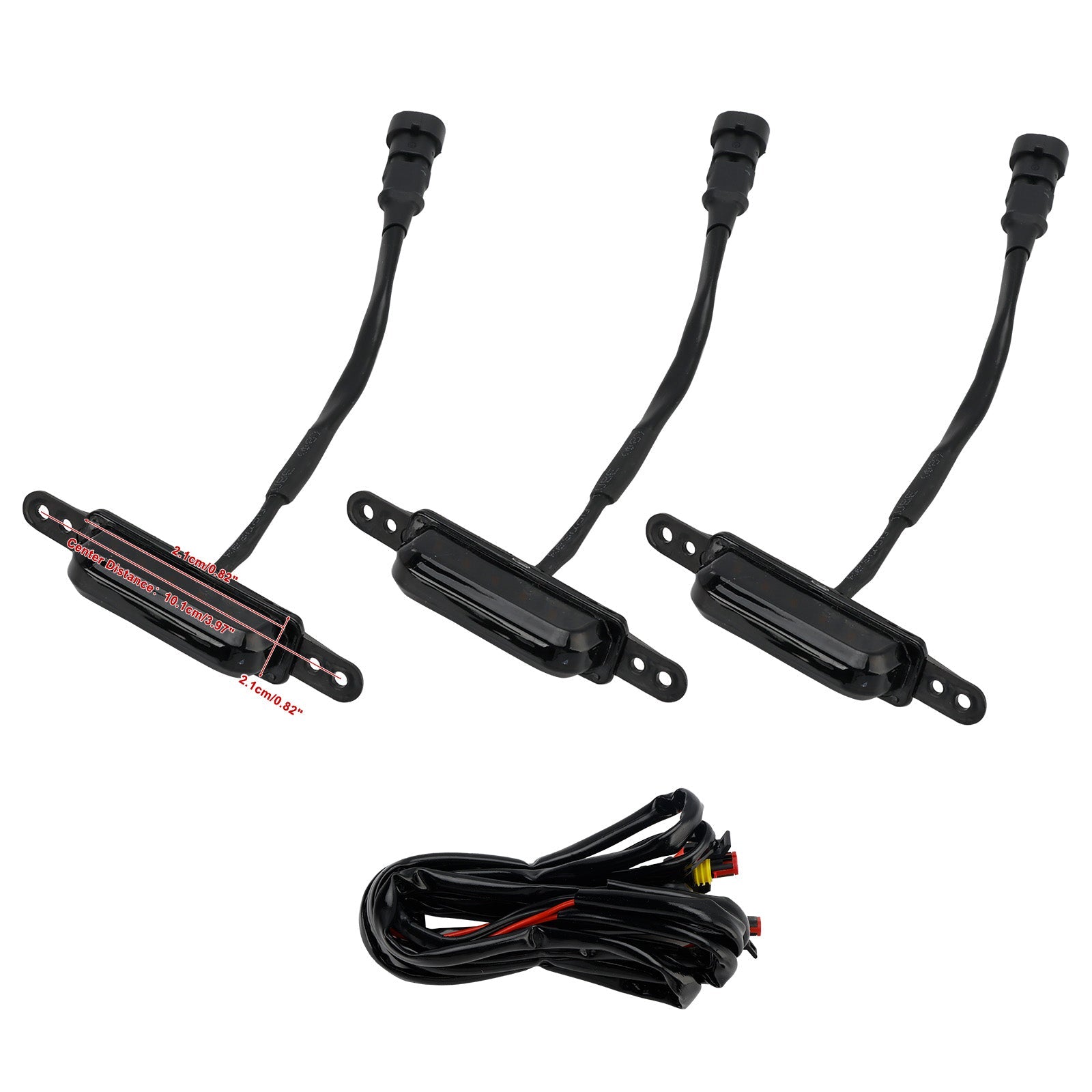 Griglia del paraurti anteriore con luci a LED gialle per Ford Ranger Next Gen Wildtrak 2023-2025