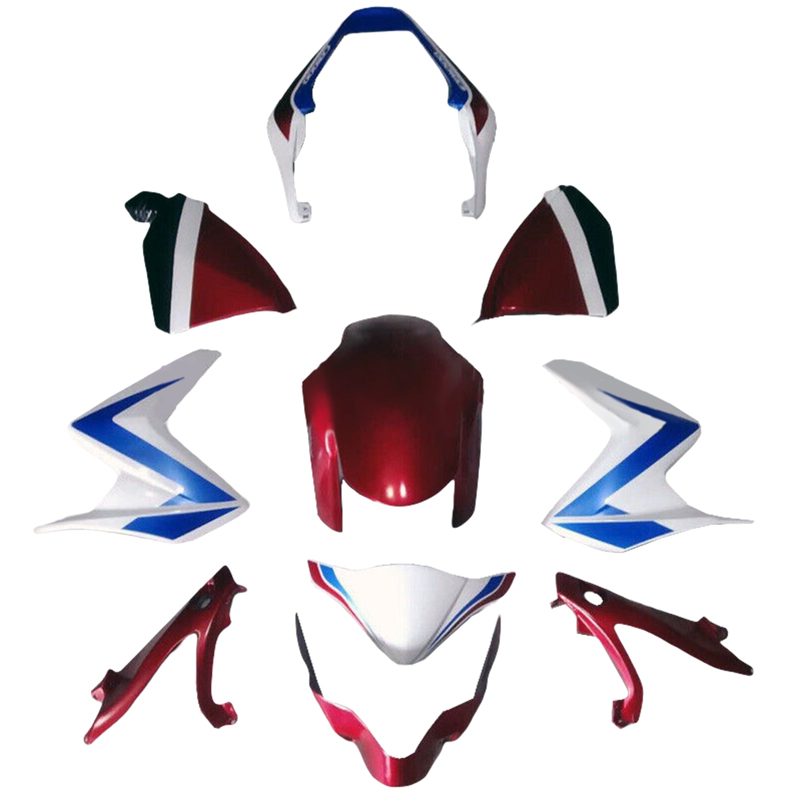 Injectiekuipset carrosserie kunststof ABS voor Honda CB1000R 2008-2015