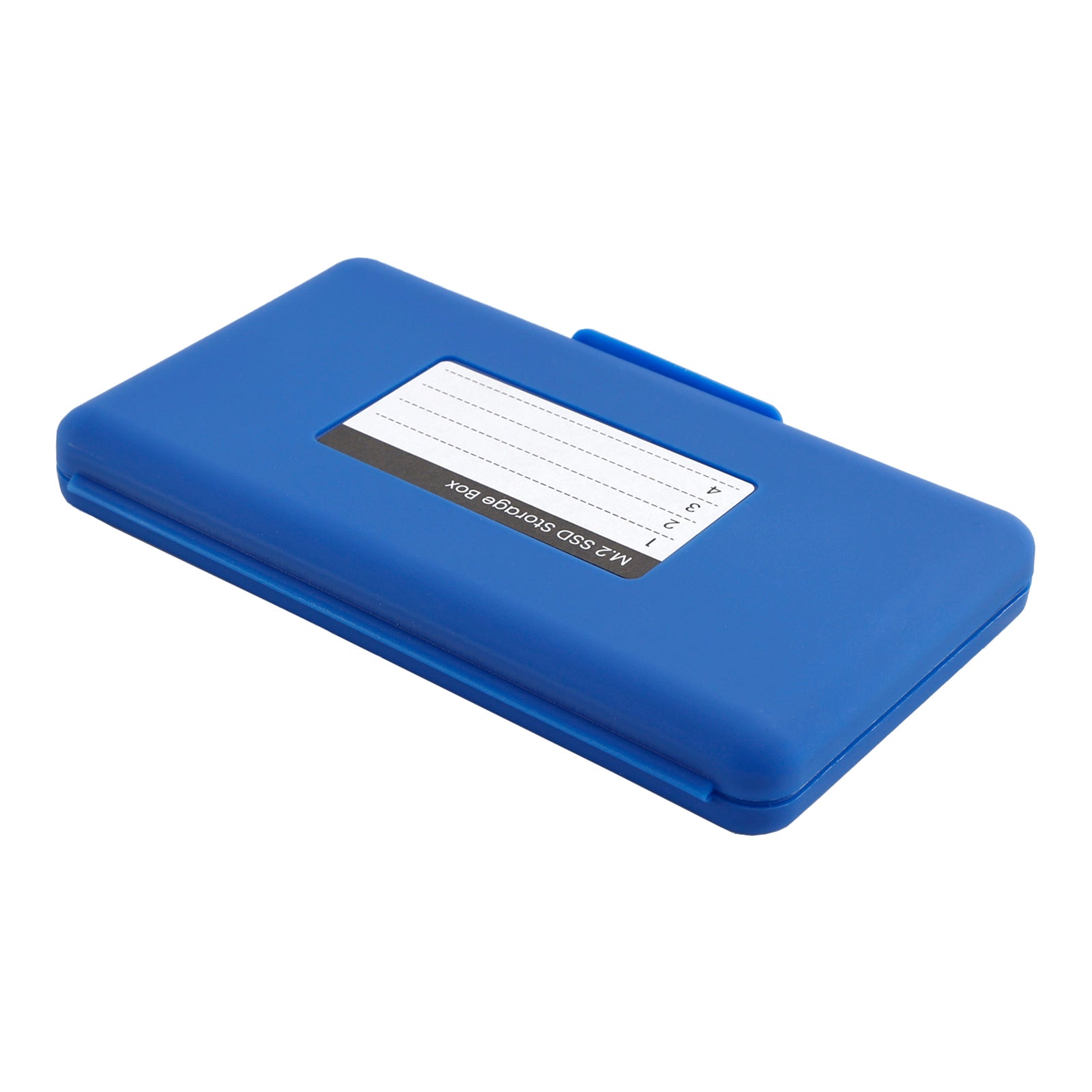 Boîtier de protection pour disque dur M2, boîtier pour disque SSD résistant aux chocs et étanche, bleu