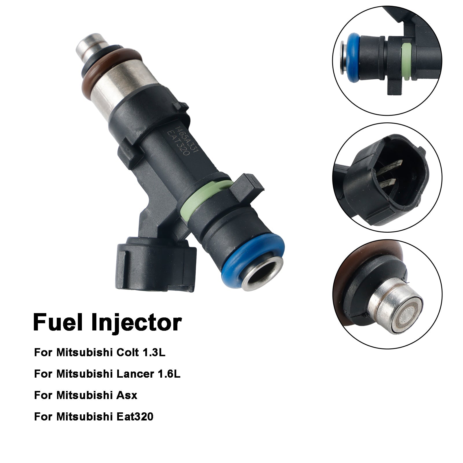 1 inyector de combustible EAT320 para Mitsubishi Colt 1.3L Lancer 1.6L ASX 1465A331