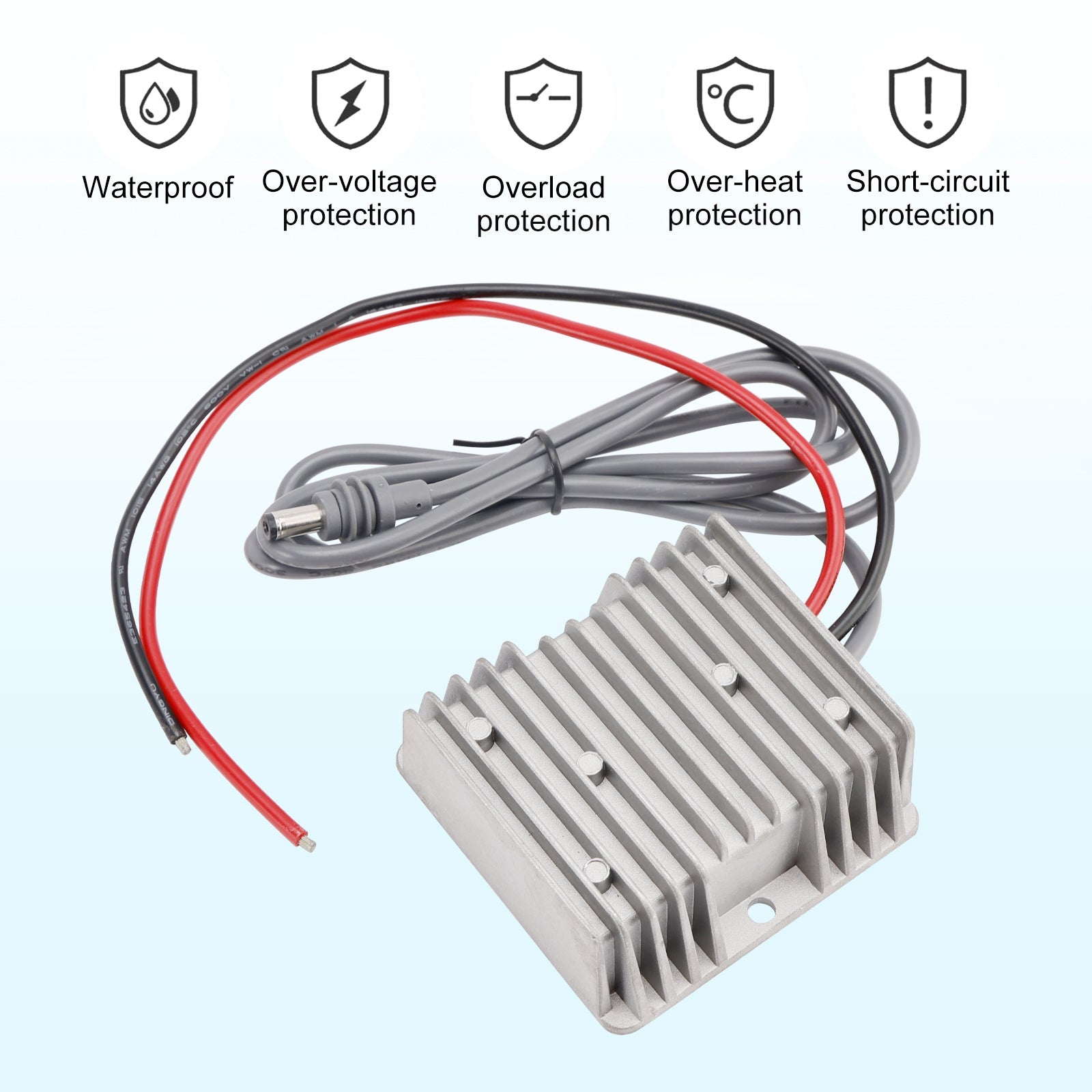 Mini adaptateur 12 V CC, convertisseur élévateur de tension 12 V/24 V vers 57 V, 4,5 A, 256 W, Smart Boost