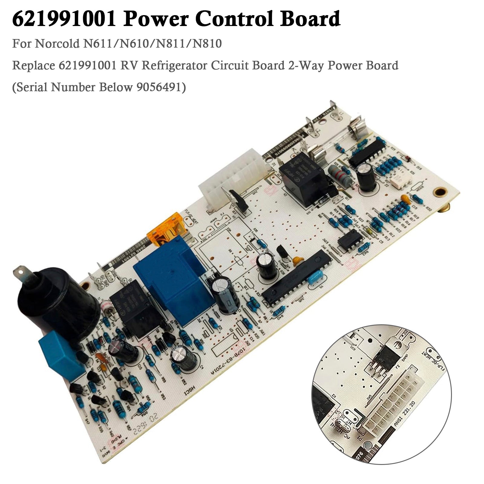 Fagger Control Card Kit voor camper 621991001 voor modellen N641/N841