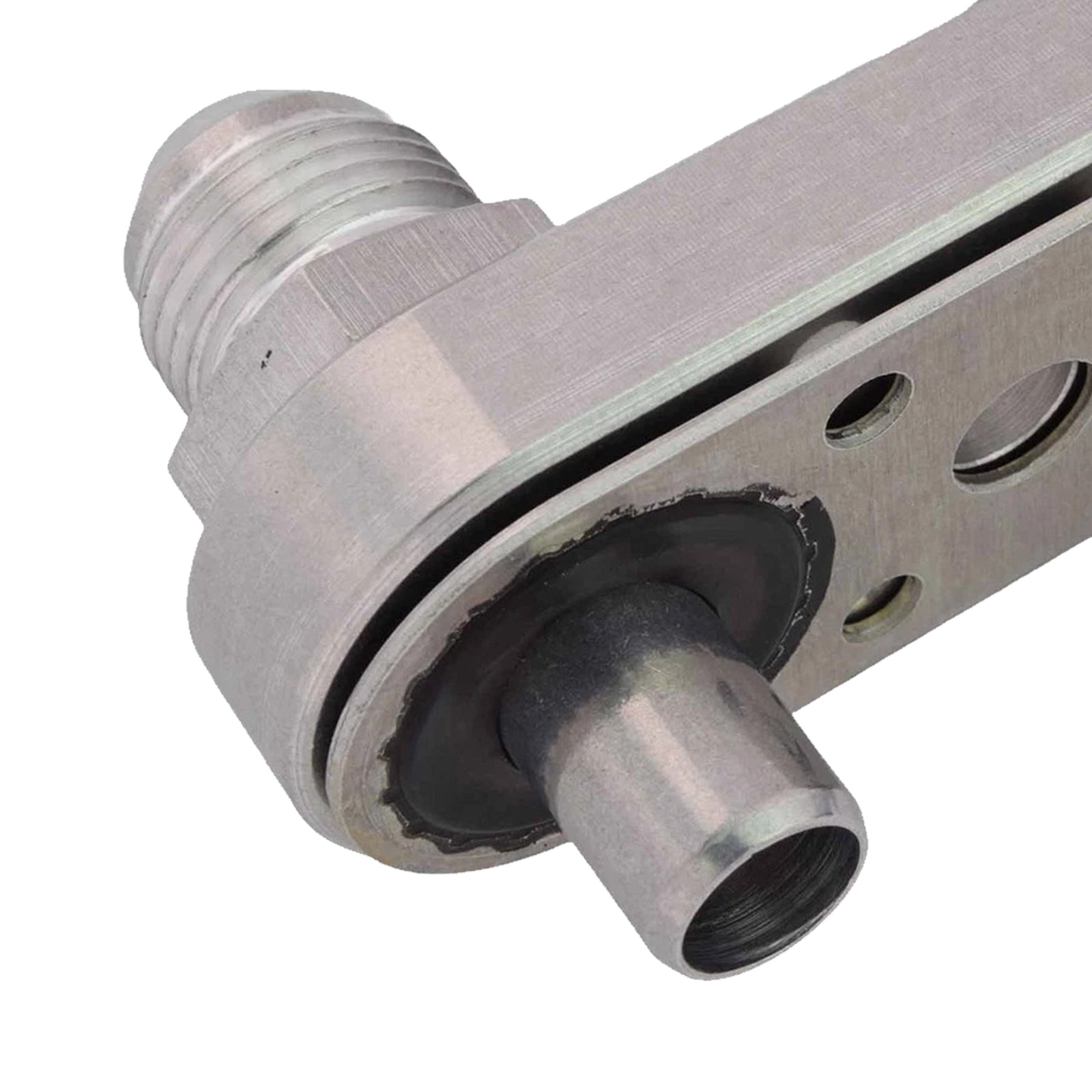 Plaque d'adaptation de conduite de refroidisseur de transmission 6L80E, 6L90E et 8L90E avec joints d'étanchéité pour raccords AN 8