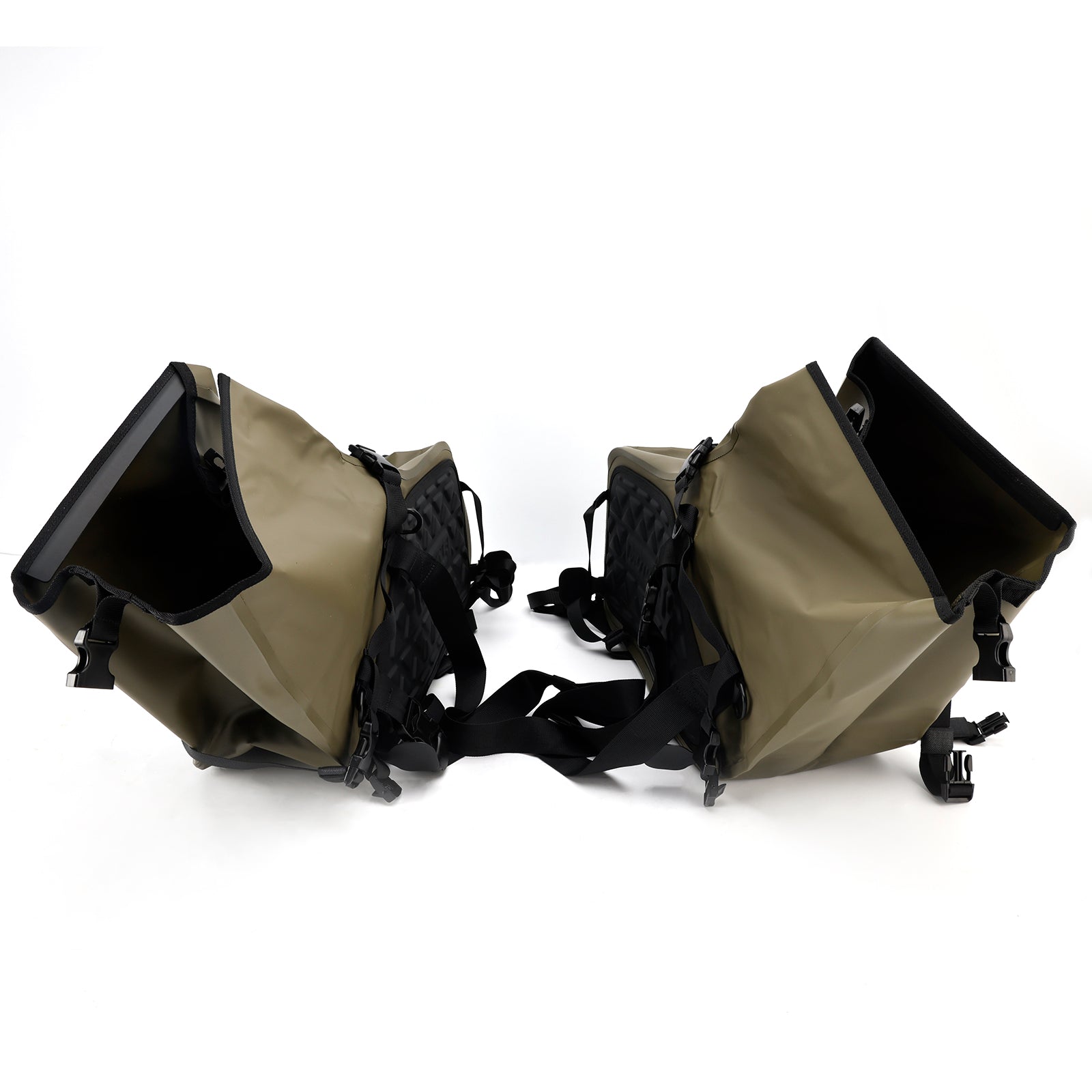 Bijpassende stoel met bijpassend gekleurd zadel, 86 L, groen, voor scooter en motorfiets