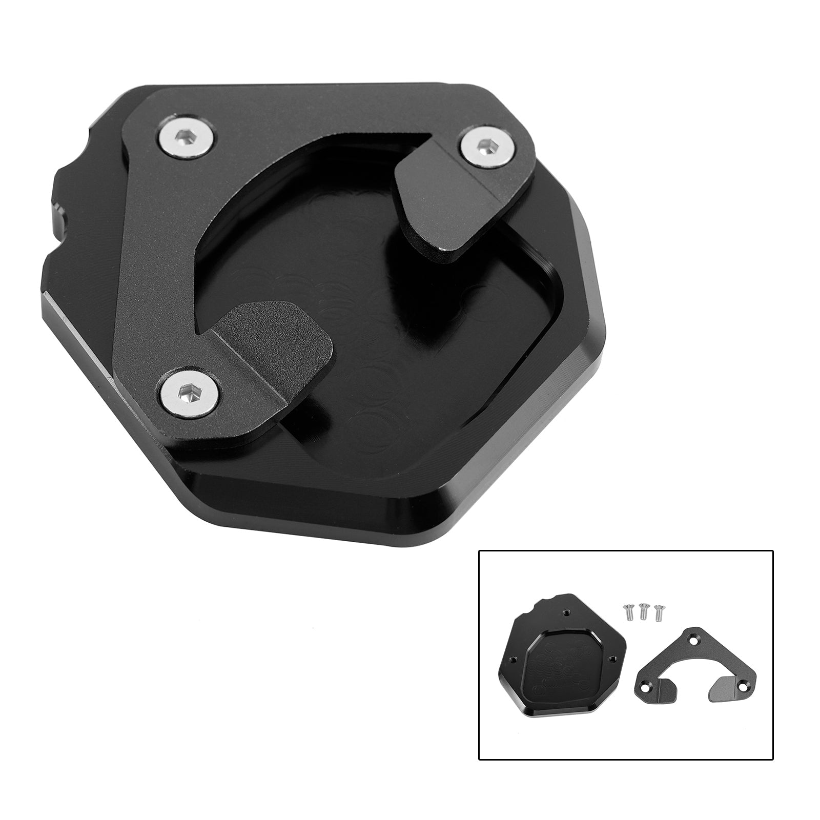 Support de plaque d'agrandissement de béquille Yamaha Tenere 700 2019-2023