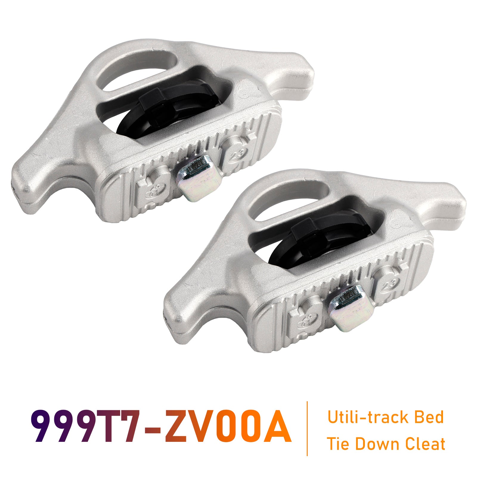 Lot de 2 taquets d'arrimage Utili-track 999T7-ZV00A pour Nissan Frontier 2005-2025