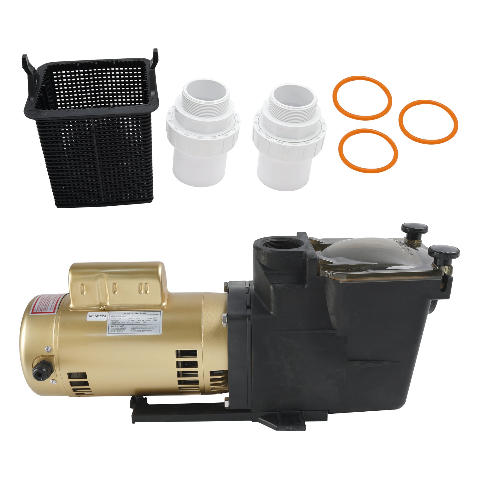 Super Pump Yksinopeuksinen allaspumppu W3SP2605X7 3/4HP 115/230V Haywardille