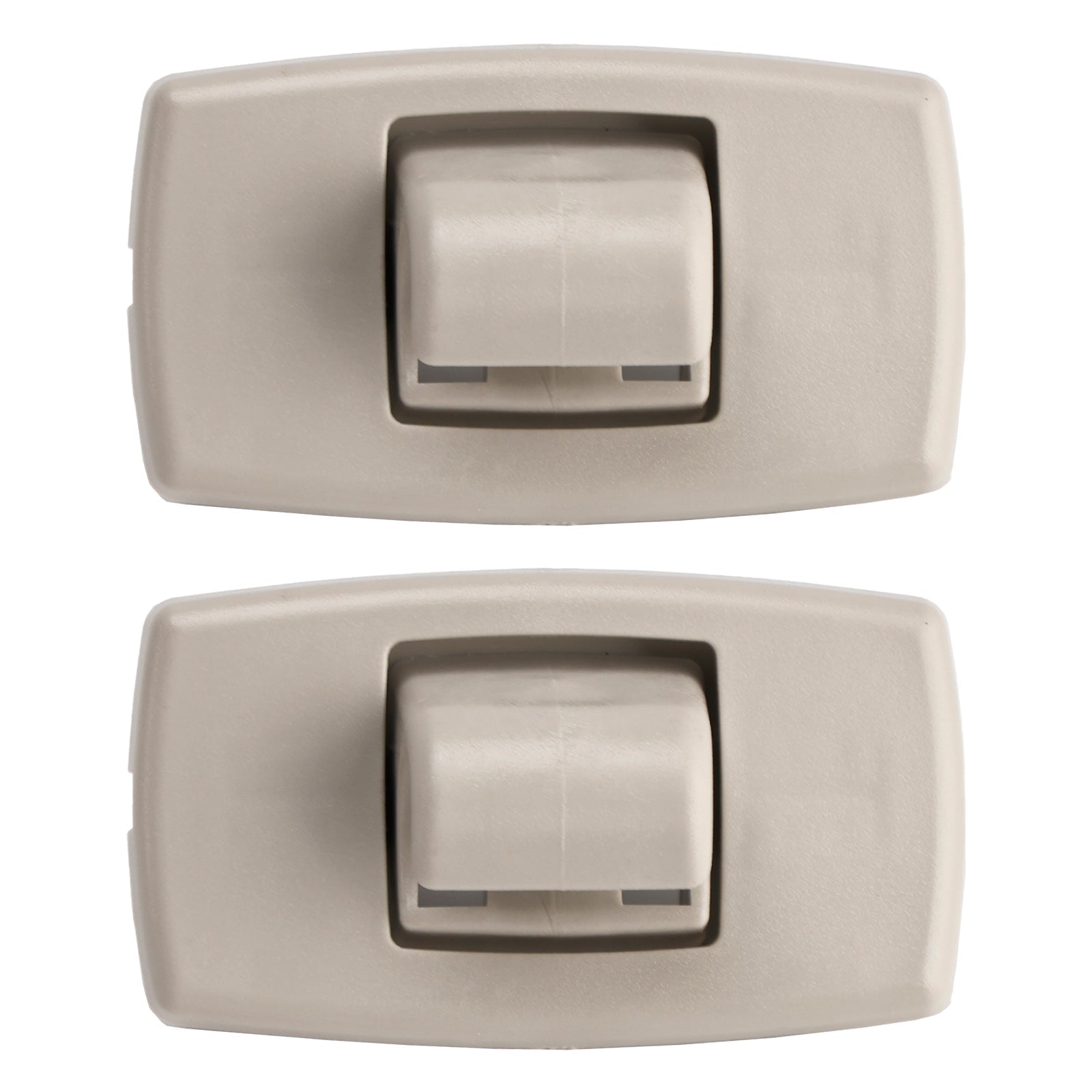 Lot de 2 crochets de fixation pour pare-soleil gris pour Mercedes Benz Classe C W205 S205 15-19