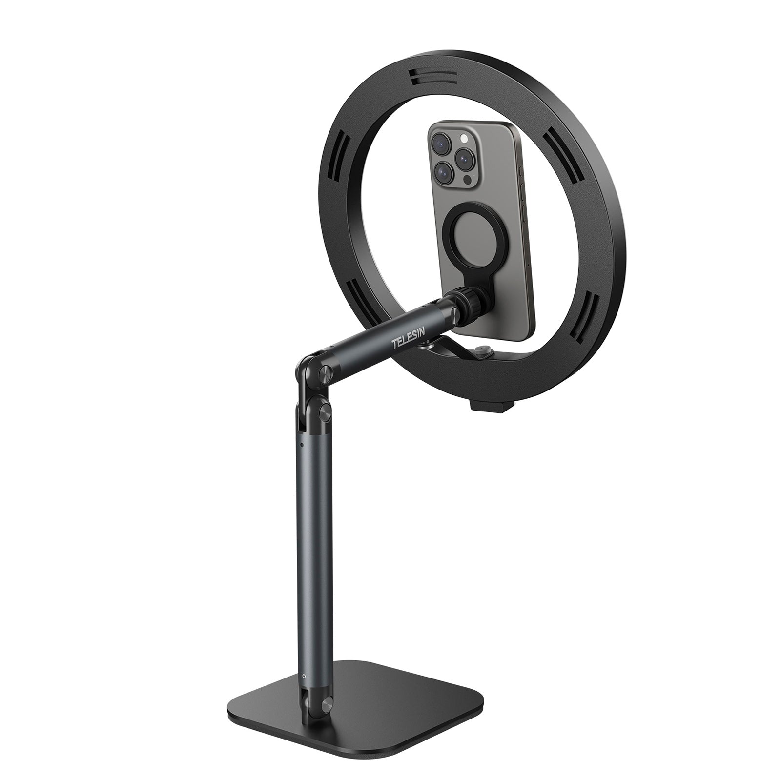 Supporto per diffusione video mobile live, anello della luce di riempimento, illuminazione da banco di bellezza