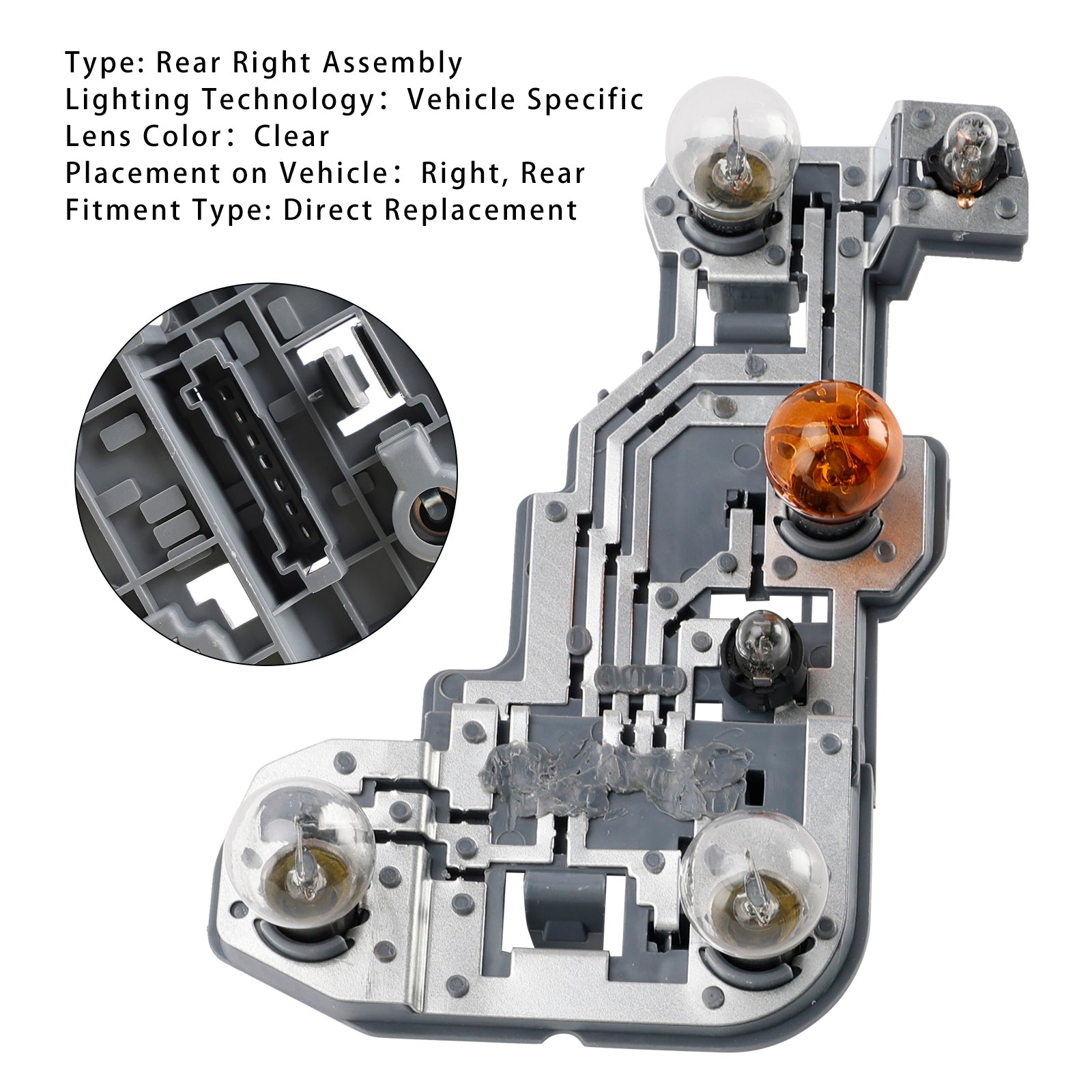 Società di luce posteriore destra per Mercedes-Benz S204 C Break 2007-2010 A2048201800
