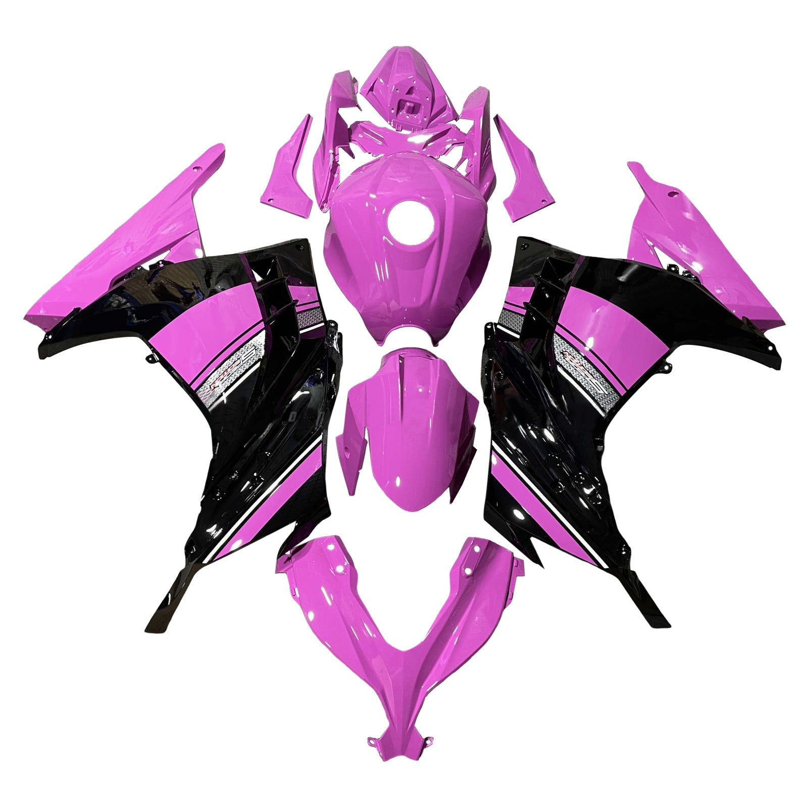 Kit di carenatura a iniezione, carrozzeria in plastica ABS per Kawasaki EX300 Ninja300 2013-2024