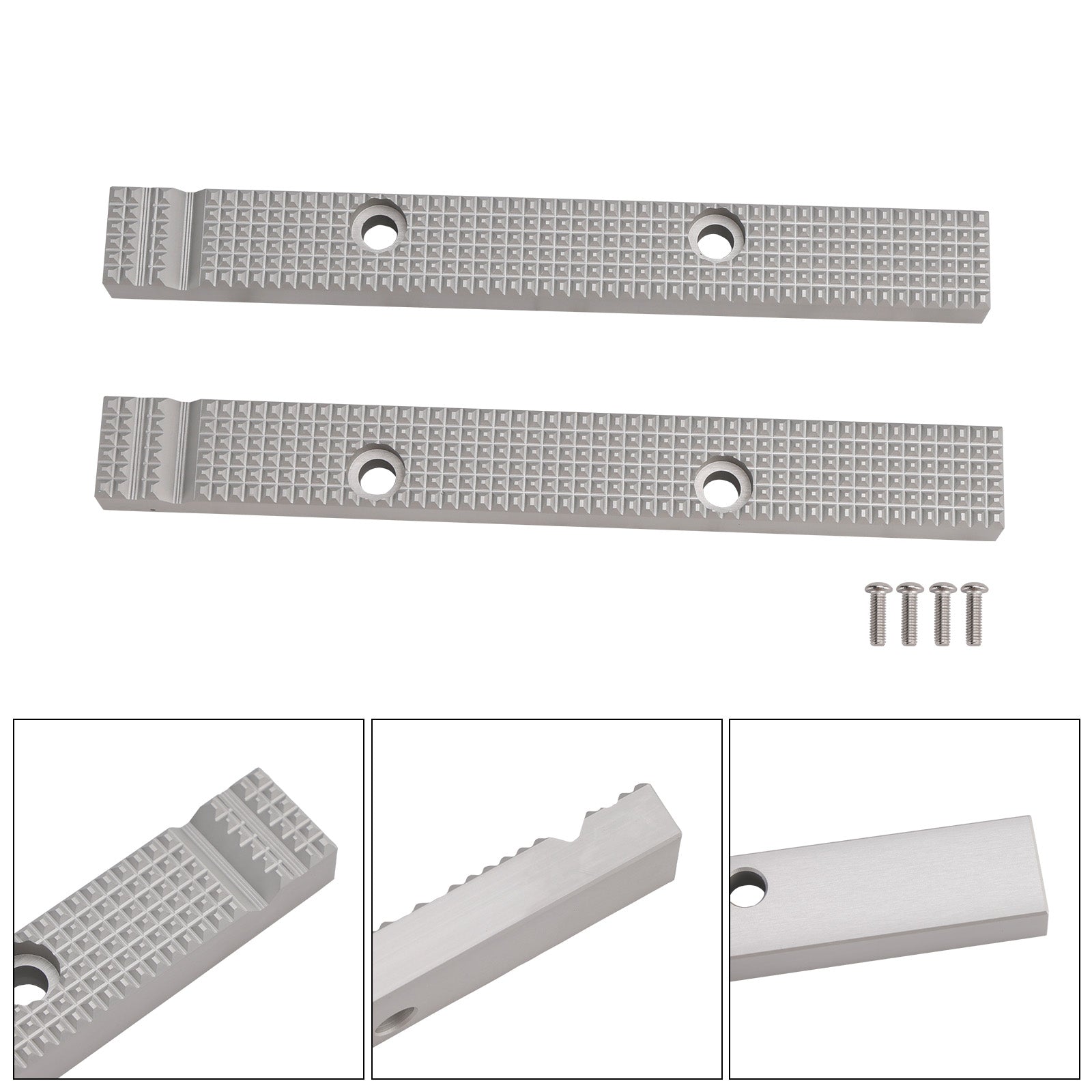 Une mâchoire d'étau adaptée à la plupart des anciens modèles américains Étaux réversibles gris de 6 1/2"" pour Craftsman
