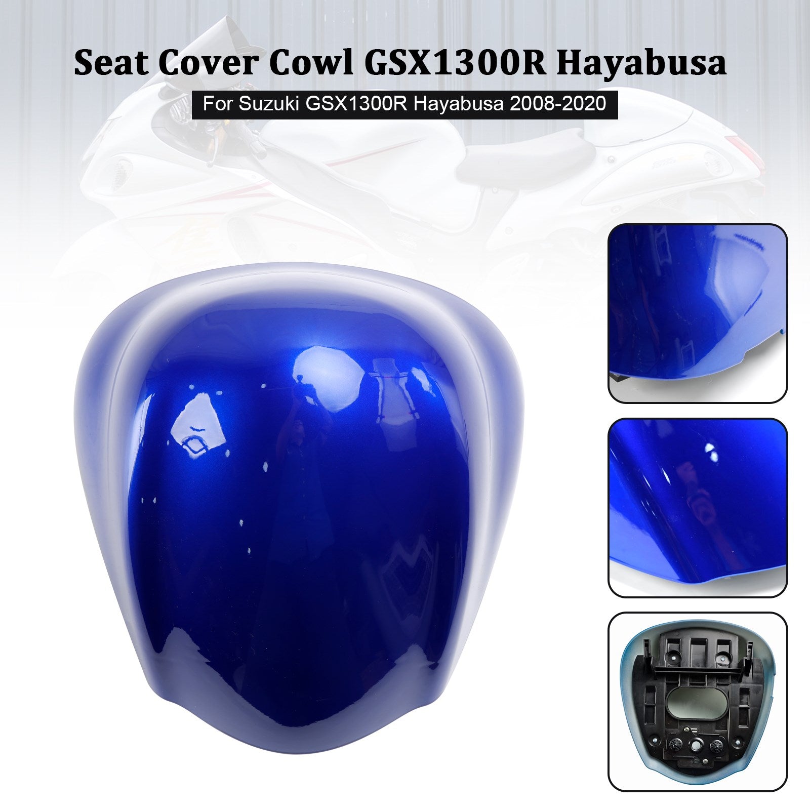 Cubierta del soporte del asiento trasero para Suzuki GSX1300R GSX-R1300 Hayabusa 2008-2020
