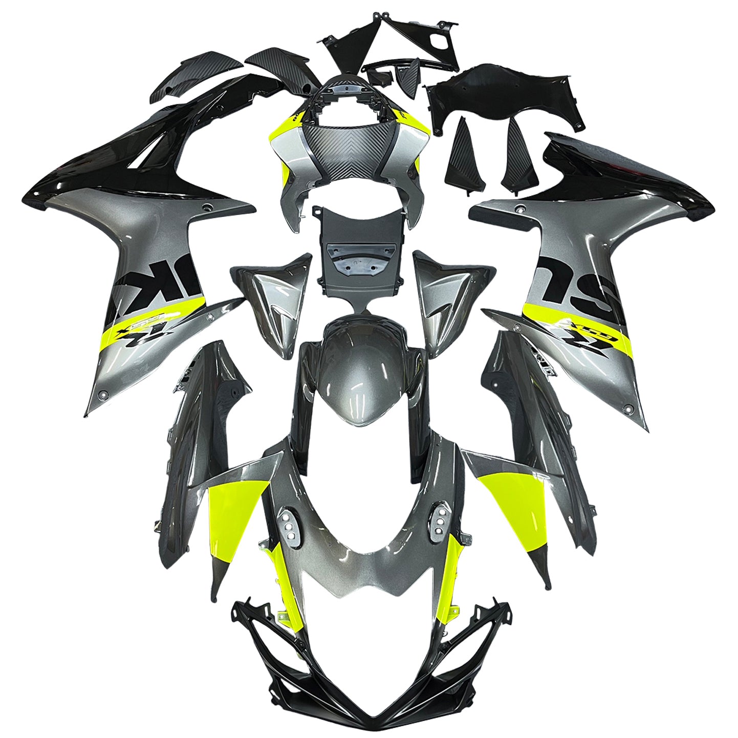 Amotopart Suzuki GSXR 600/750 2011-2025 K11 ABS kunststof carrosseriekuipset