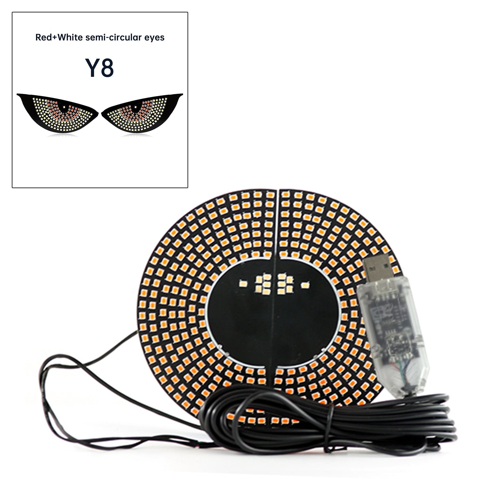 Ekran LED Devil's Eye Car Eye Light Truck Dynamic LED Light