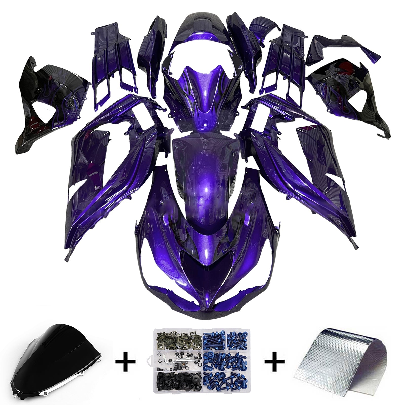 Kit de carenado de inyección para Kawasaki ZX14R ZZR1400 2012-2025