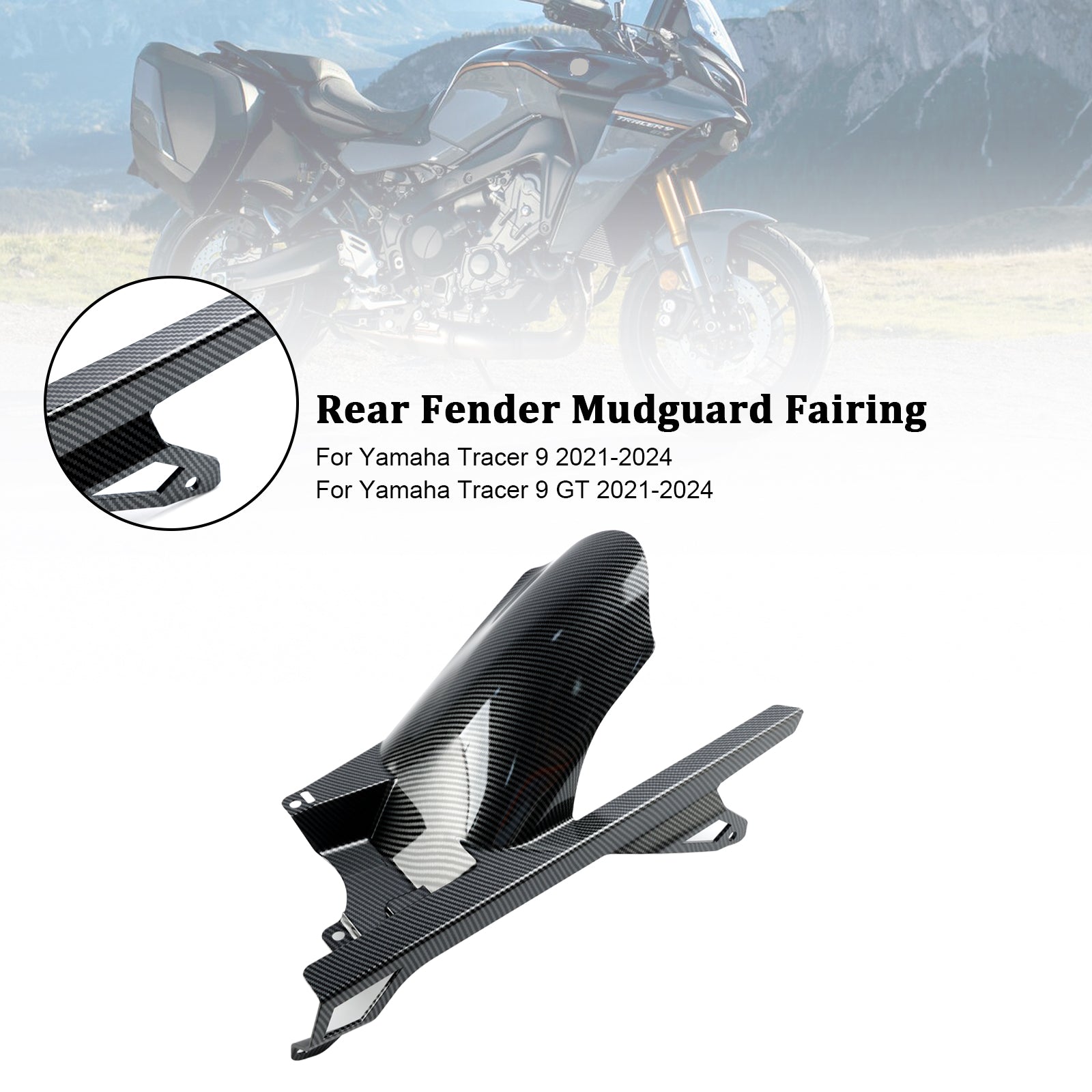 Striker de lodo trasero para Yamaha Tracer 9/GT 2021-2024