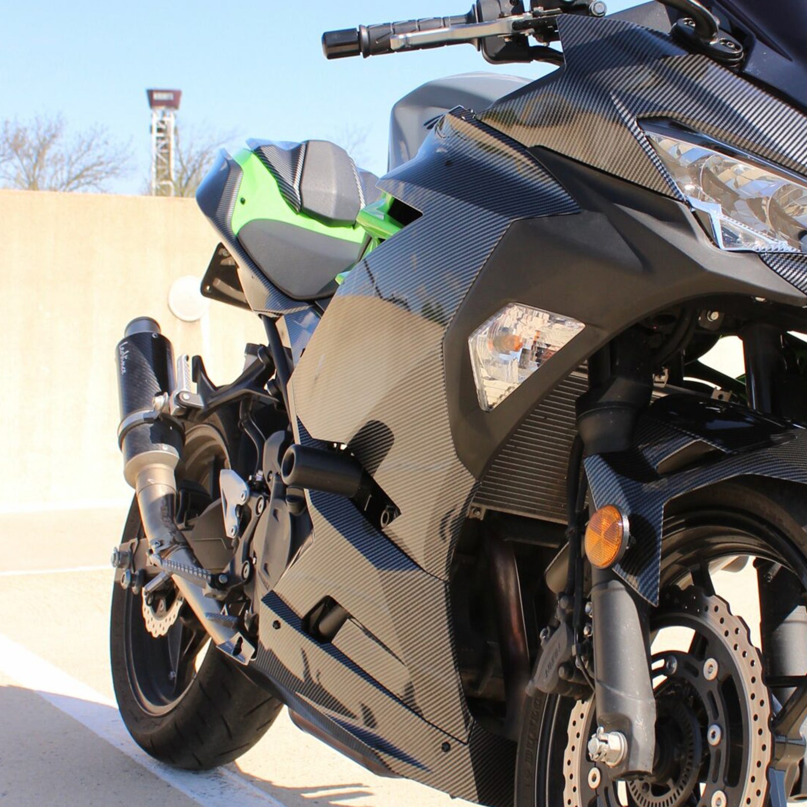 Kit di carenatura a iniezione, carrozzeria in plastica ABS per Kawasaki EX400 Ninja400 2018-2024